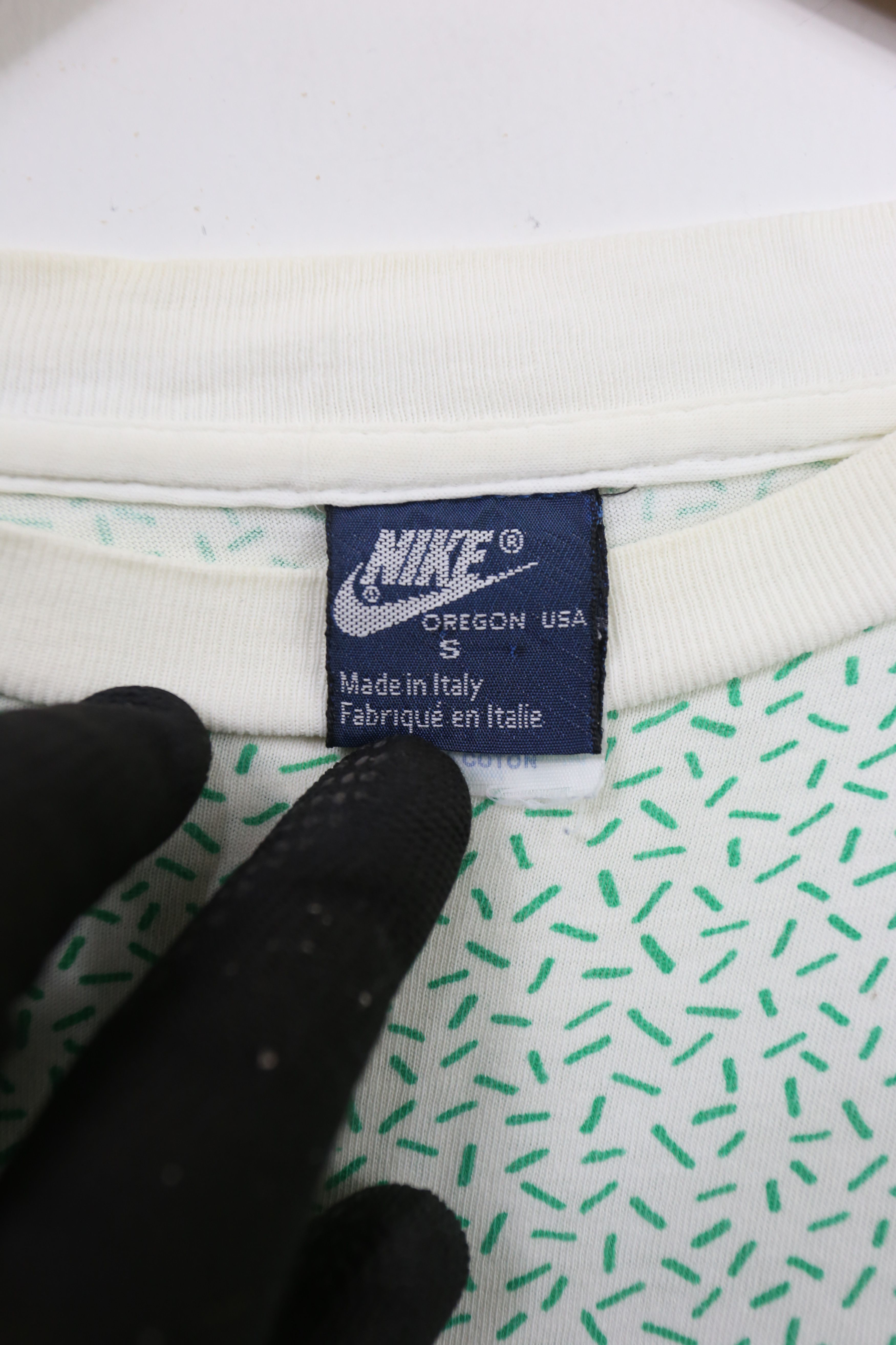 Nike × Vintage GTMA1 Vintage 80s Nike Oregon USA full printed t-shirt (S) Size US S / EU 44-46 / 1 - 4 Thumbnail
