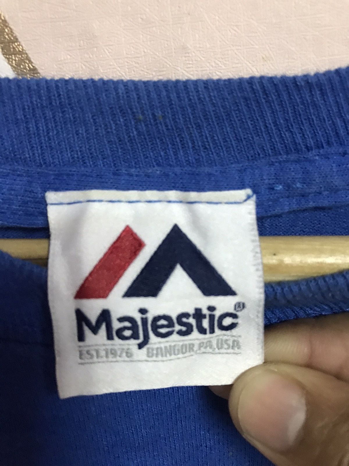Majestic Giants Tshirt Long Sleeve Crewneck Size US XL / EU 56 / 4 - 4 Thumbnail
