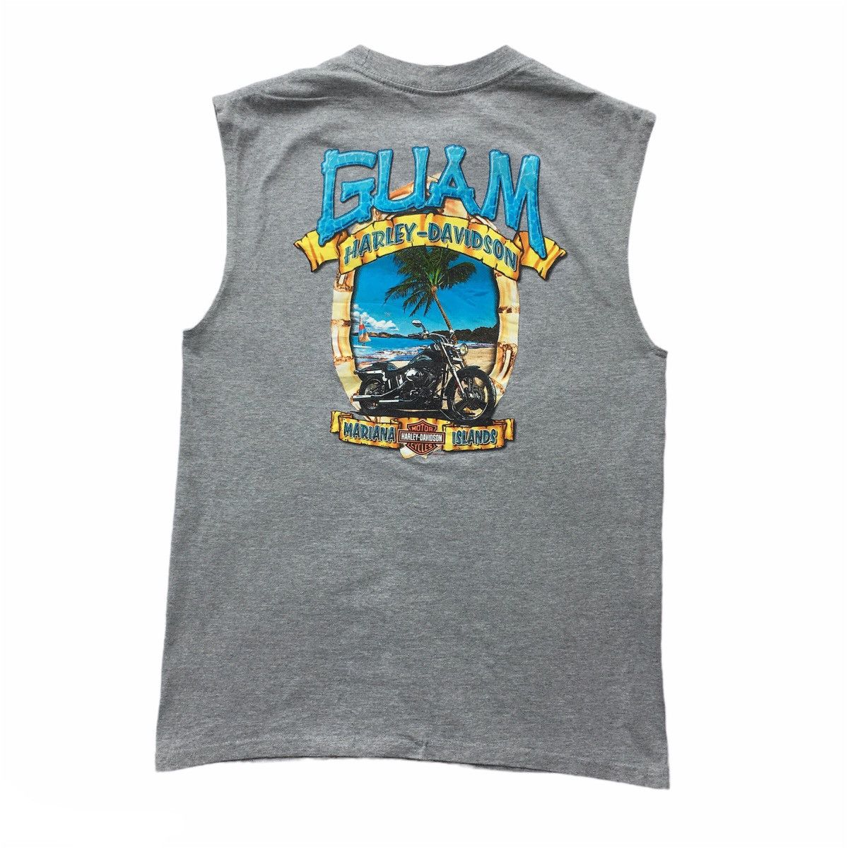 Harley Davidson × Vintage Harley Davidson guam mariana island tank top Size US M / EU 48-50 / 2 - 2 Thumbnail