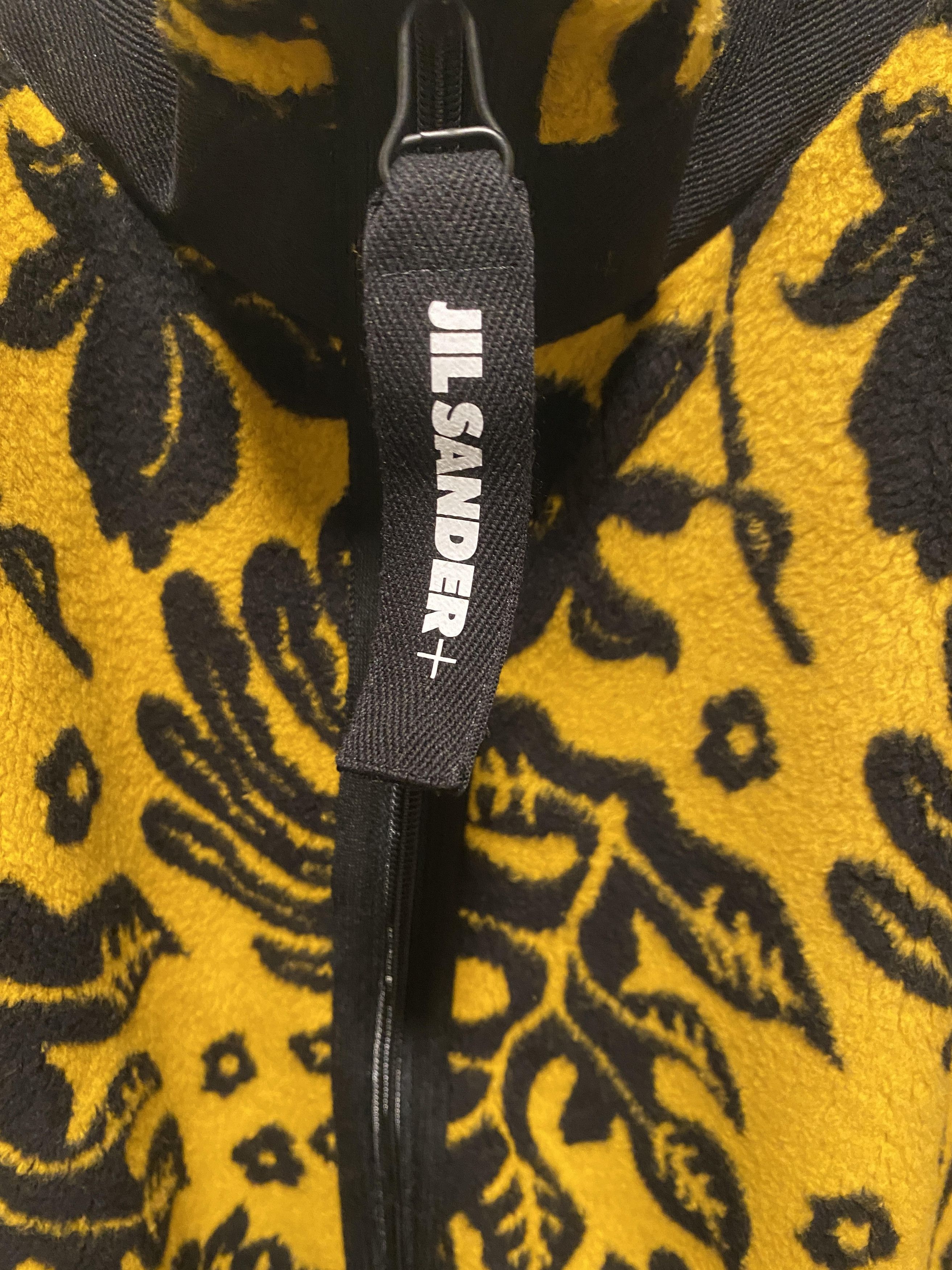 Jil Sander JIL SANDER PLUS FLORAL FLEECE ZIP THROUGH JACKET yellow XL Size US XL / EU 56 / 4 - 7 Thumbnail