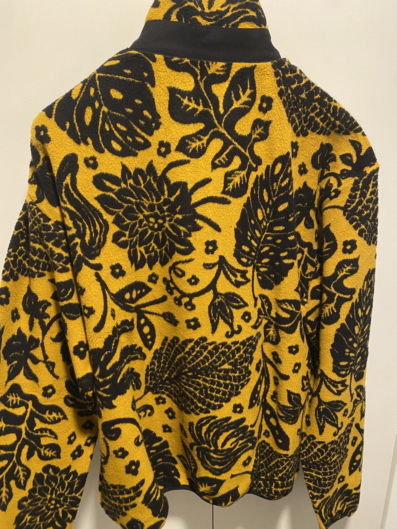 Jil Sander JIL SANDER PLUS FLORAL FLEECE ZIP THROUGH JACKET yellow XL Size US XL / EU 56 / 4 - 3 Thumbnail