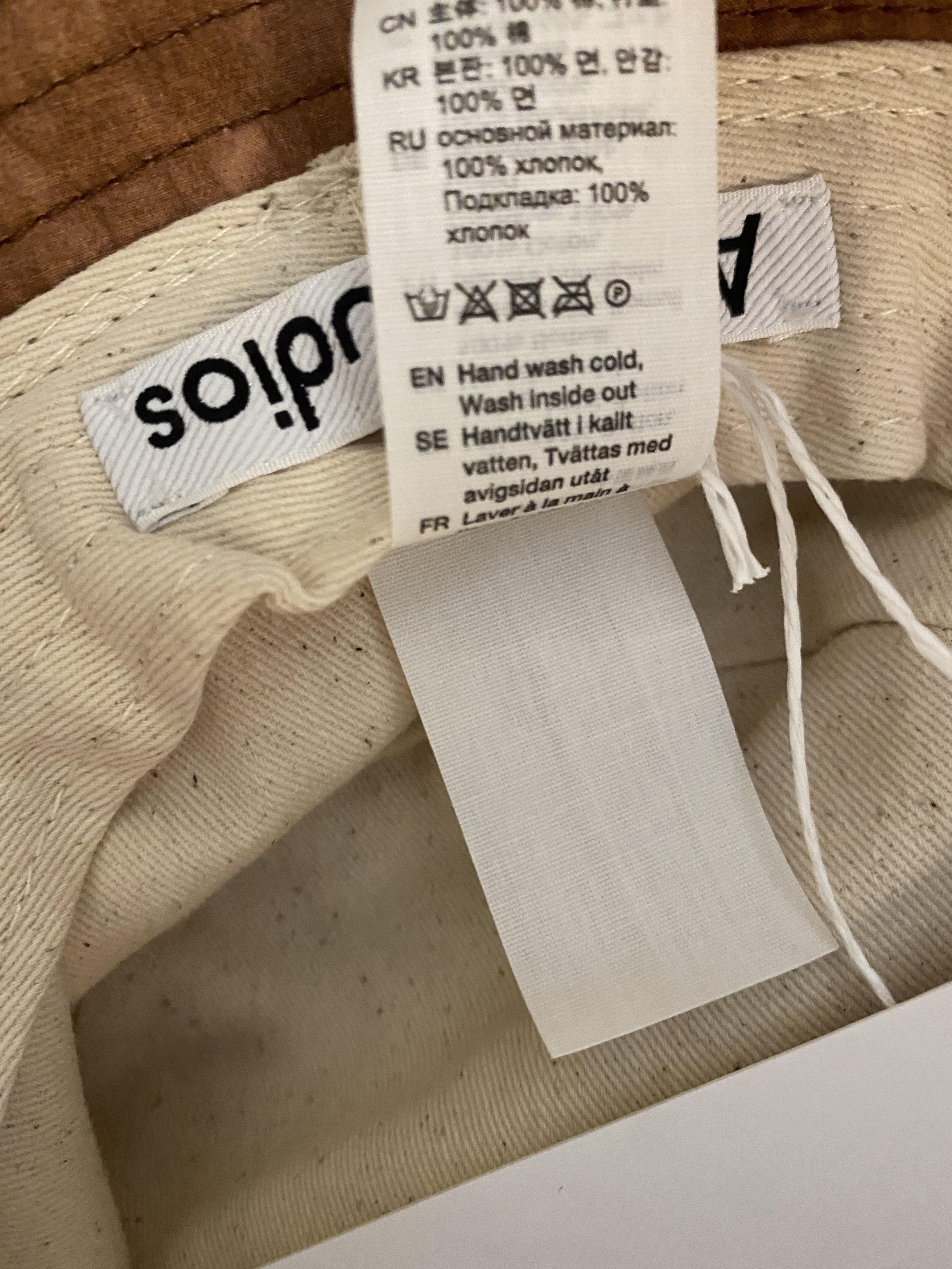 [s/m] Acne Studios Tie-Dye Bucket Hat Old Pink