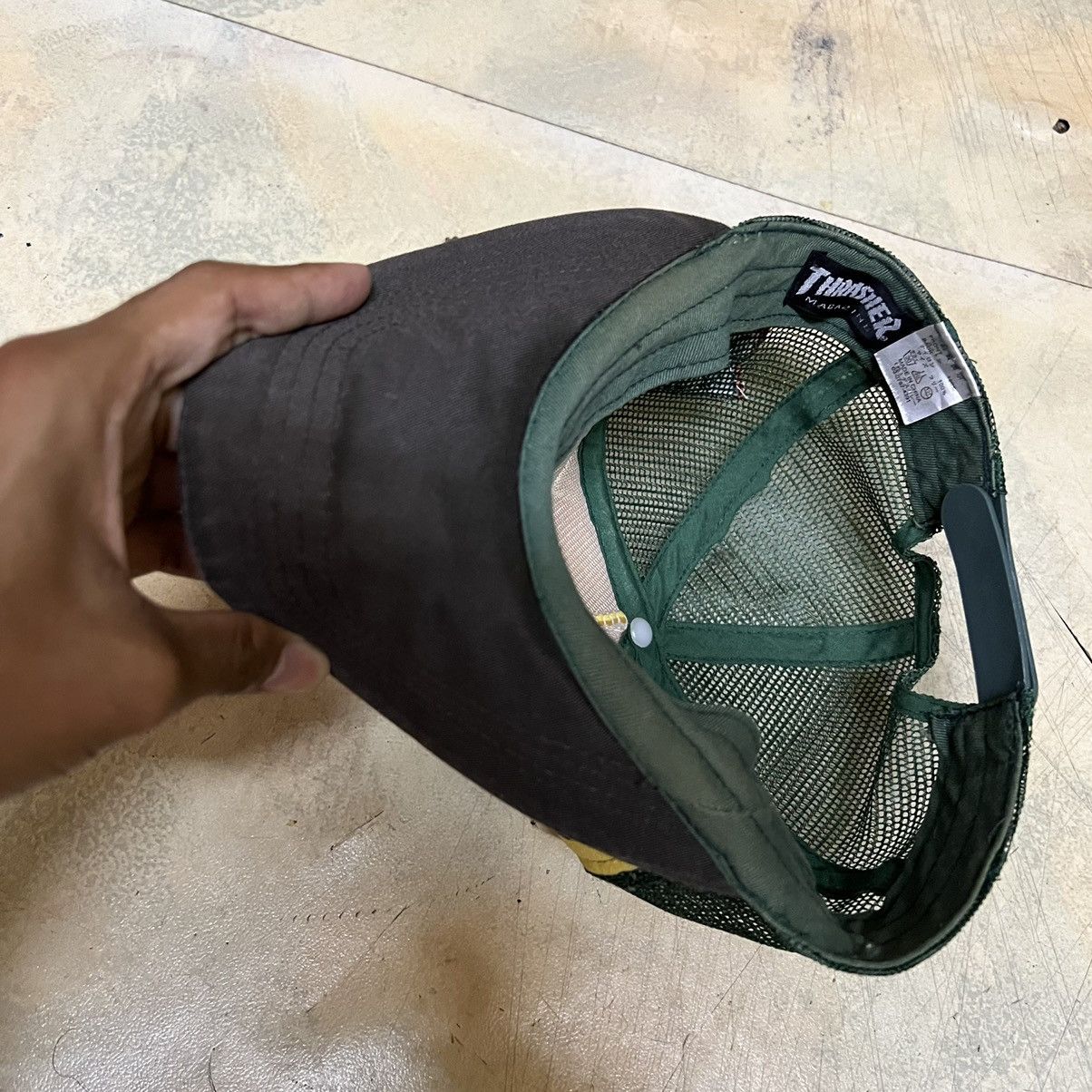 Thrasher Vintage Thrasher Cap Distressed Size ONE SIZE - 10 Thumbnail
