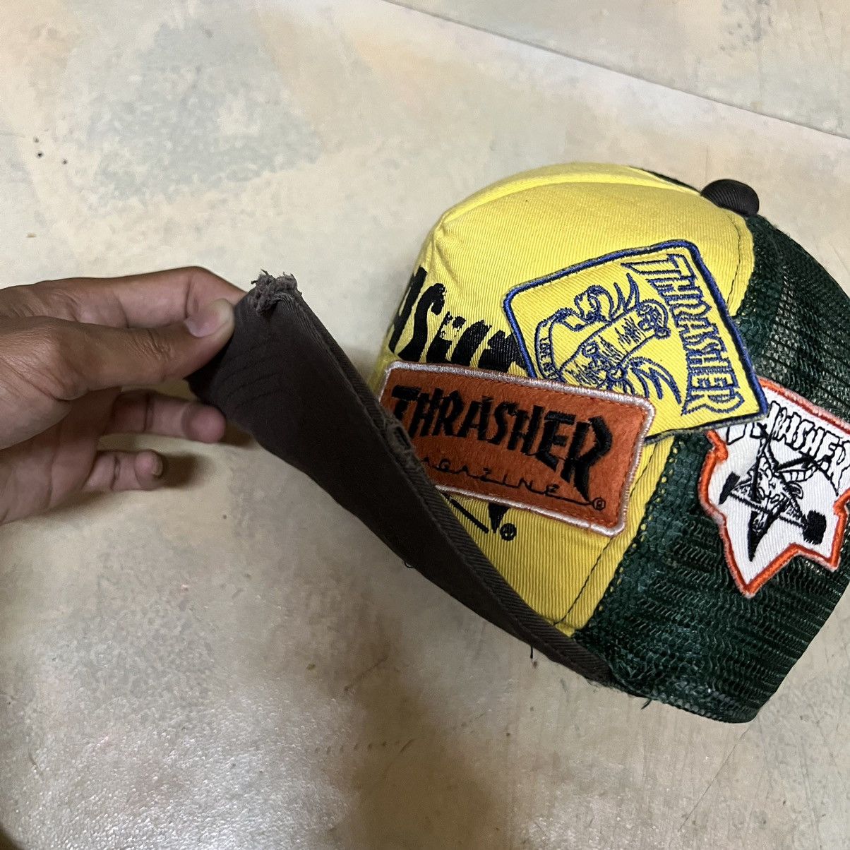 Thrasher Vintage Thrasher Cap Distressed Size ONE SIZE - 9 Thumbnail