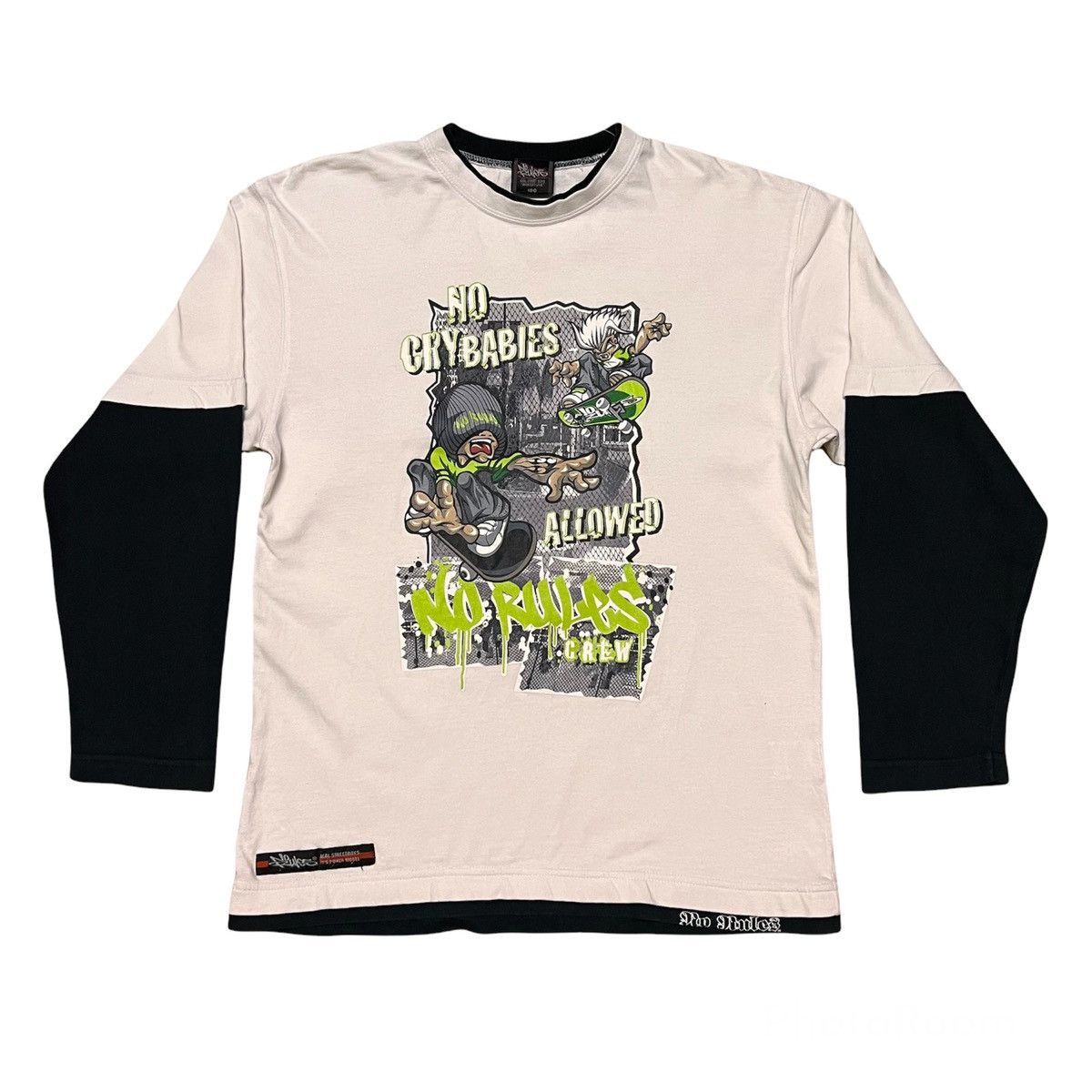 Other Vintage No Rules Skategang Long Sleeve T Shirt Size US S / EU 44-46 / 1 - 1 Thumbnail
