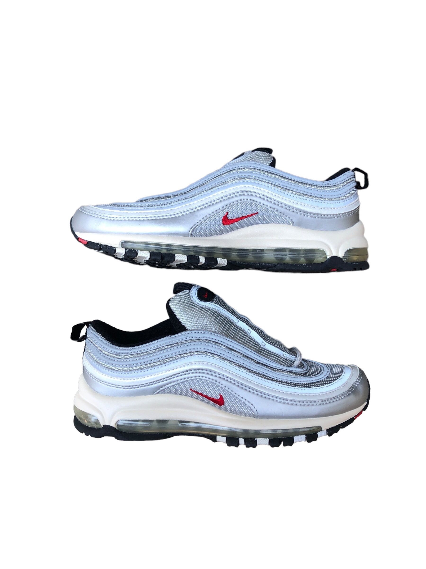 Deadstock Vintage 2002 Nike Air Max 97 Silver Bullet