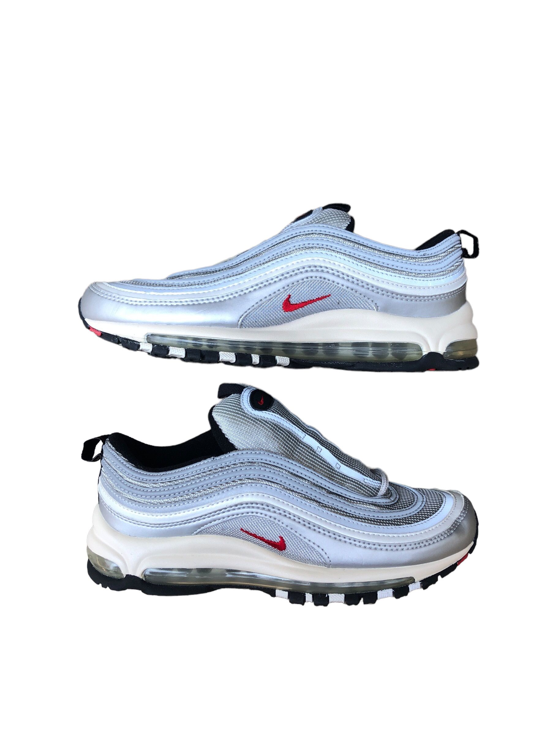 Deadstock Vintage 2002 Nike Air Max 97 Silver Bullet