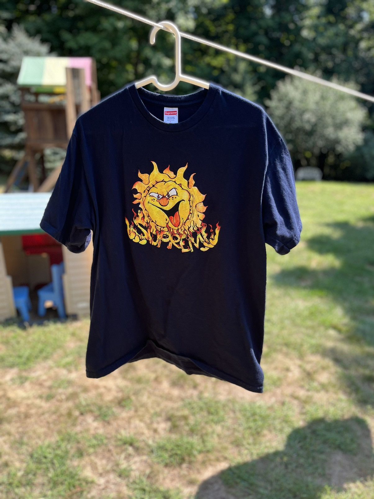 Supreme Sun Tee Navy