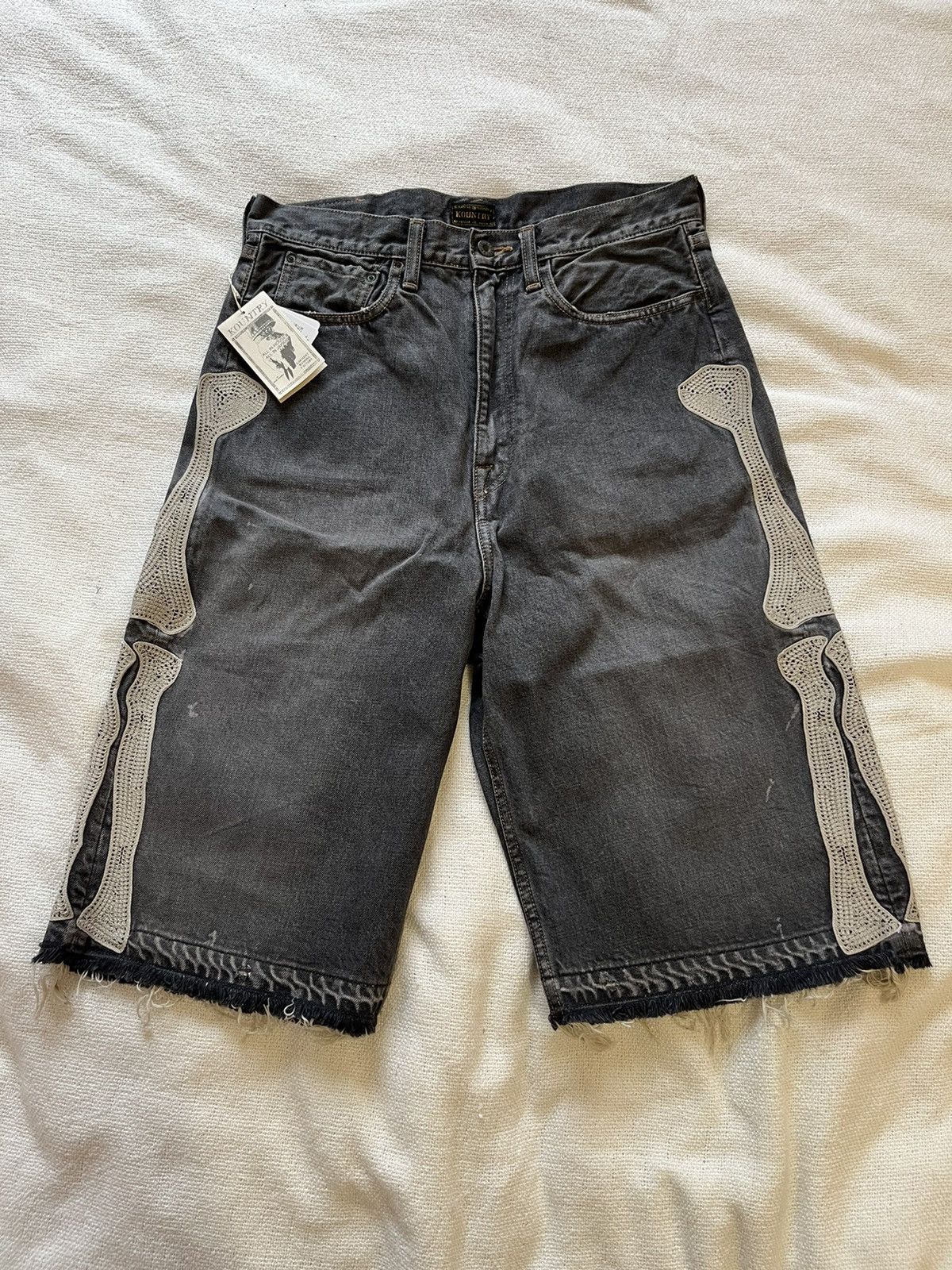 Kapital kountry bone denim shorts - パンツ