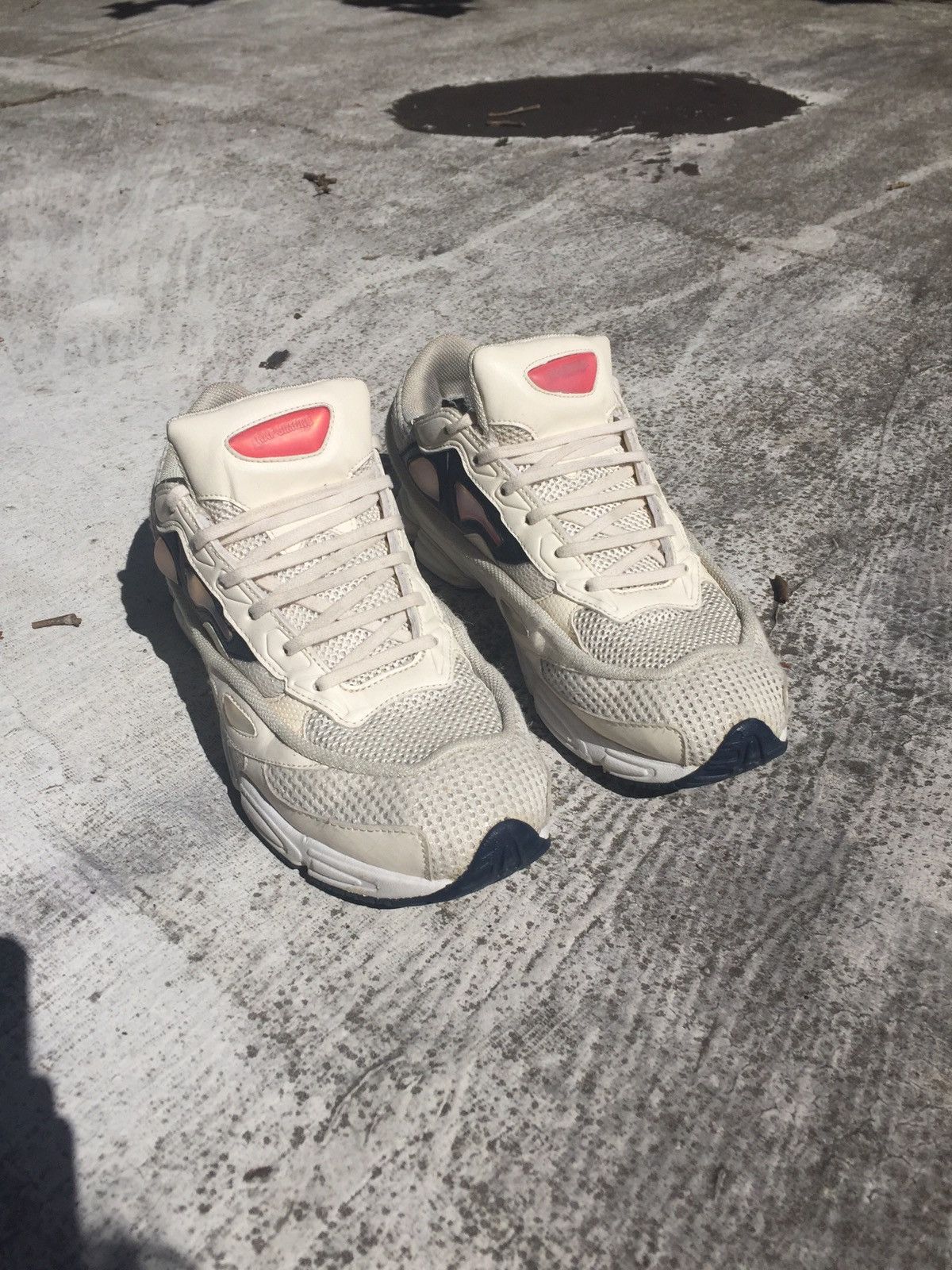 raf simons ozweego cream