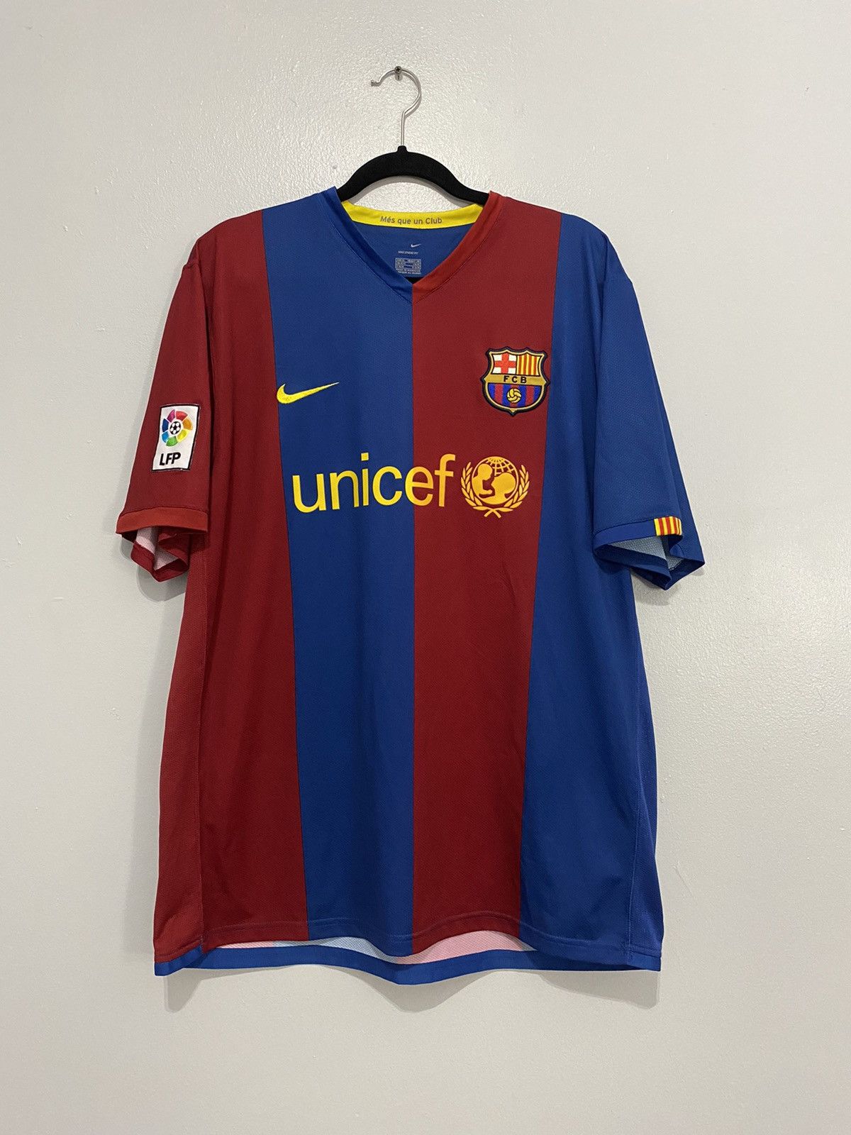 Nike Vintage 2007 Messi Barcelona Jersey | Grailed
