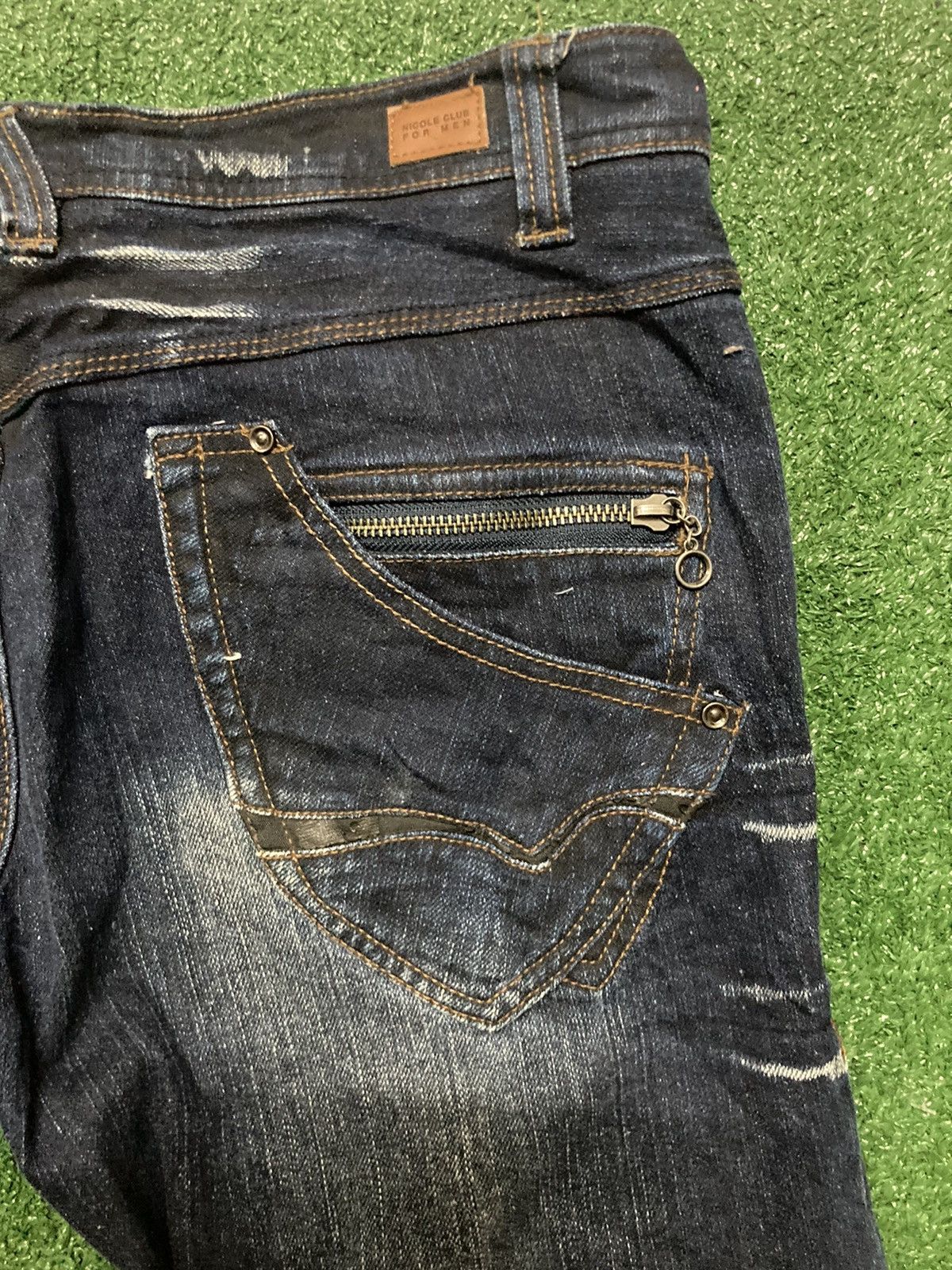 Japanese Brand × Matsuda !LastDrop!Nicole Club For Men Stretch Flared Denim Pants Size US 32 / EU 48 - 13 Thumbnail