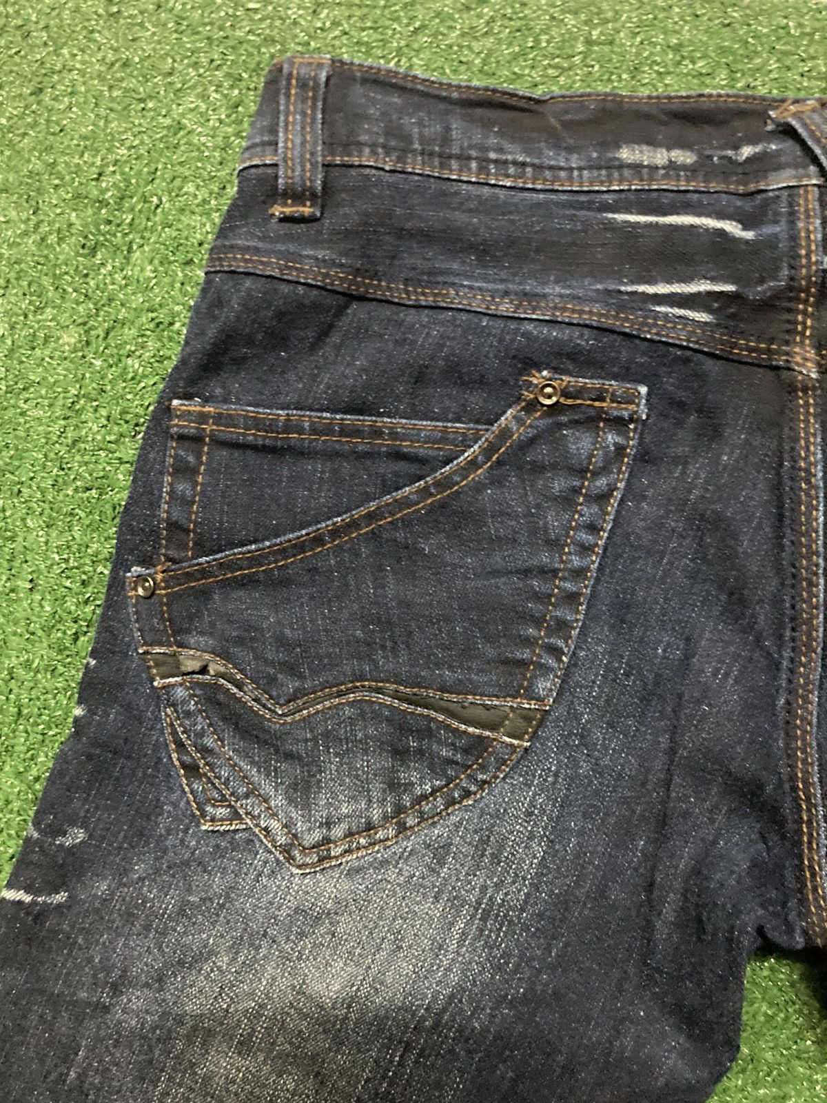 Japanese Brand × Matsuda !LastDrop!Nicole Club For Men Stretch Flared Denim Pants Size US 32 / EU 48 - 14 Thumbnail