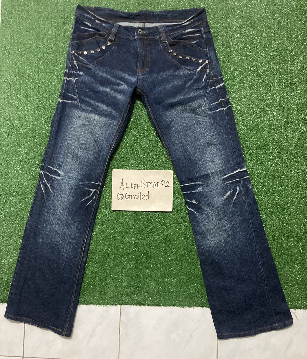 Japanese Brand × Matsuda !LastDrop!Nicole Club For Men Stretch Flared Denim Pants Size US 32 / EU 48 - 1 Thumbnail