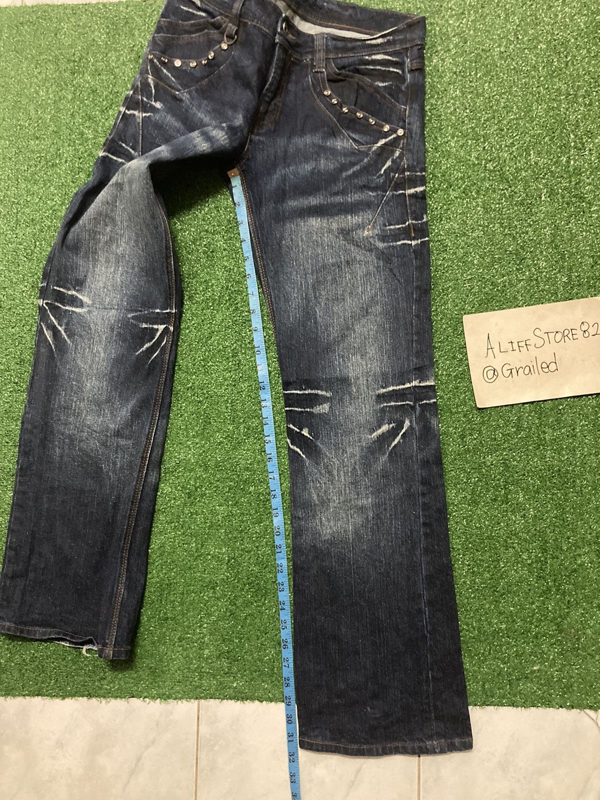 Japanese Brand × Matsuda !LastDrop!Nicole Club For Men Stretch Flared Denim Pants Size US 32 / EU 48 - 9 Thumbnail
