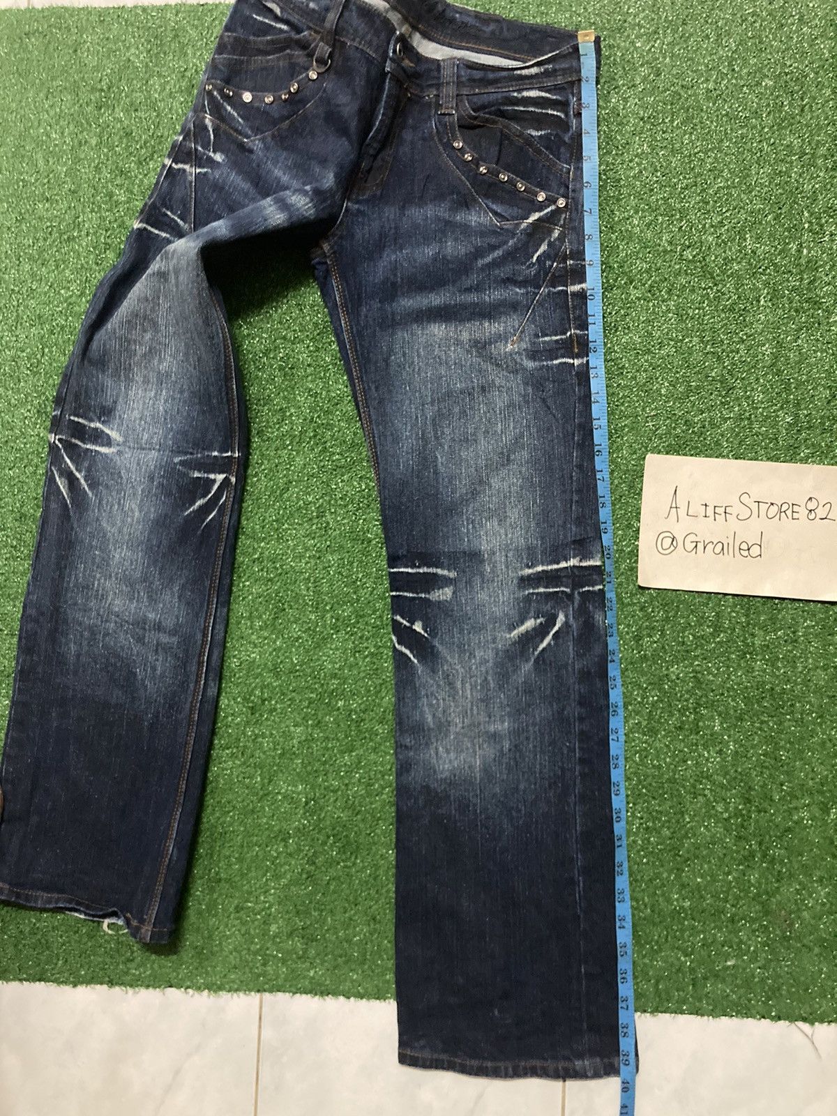 Japanese Brand × Matsuda !LastDrop!Nicole Club For Men Stretch Flared Denim Pants Size US 32 / EU 48 - 8 Thumbnail