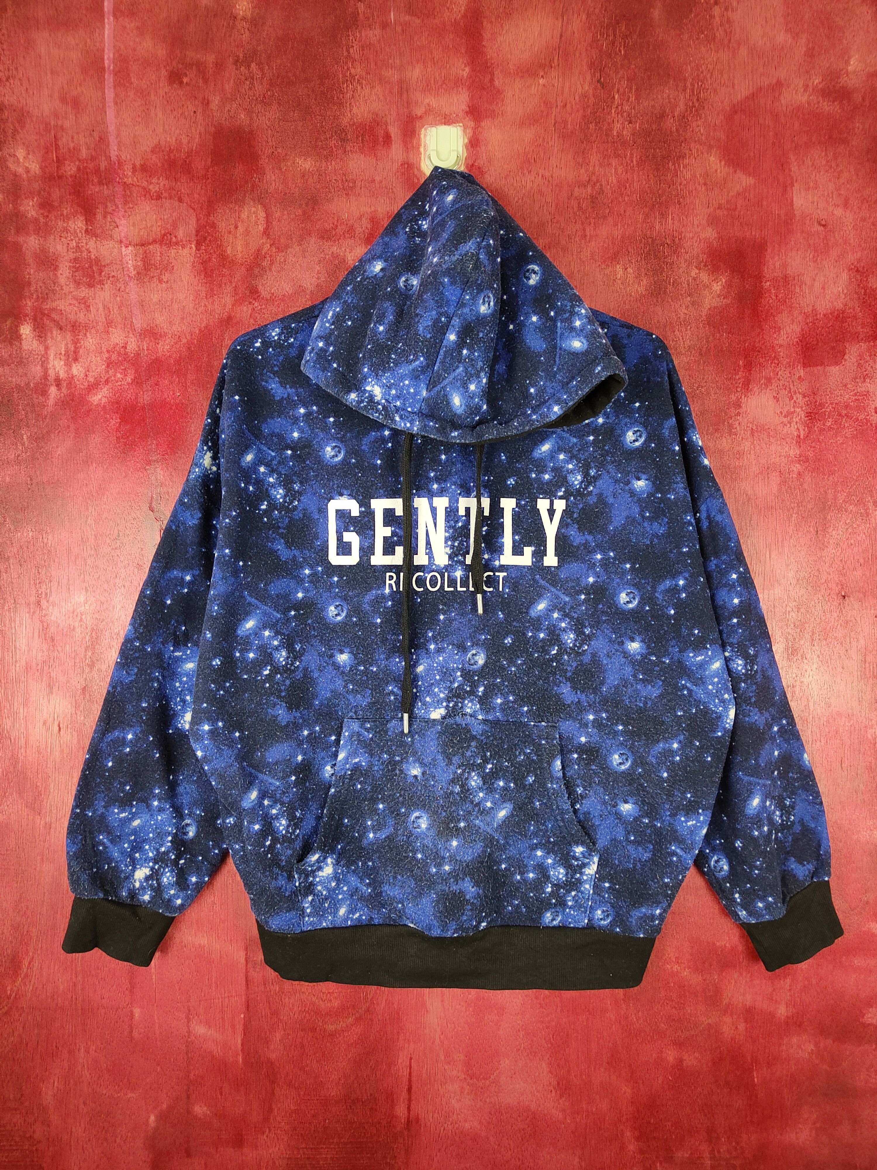 image of Galyge Blue Hoodie Sweater 4803, Men's (Size Large)
