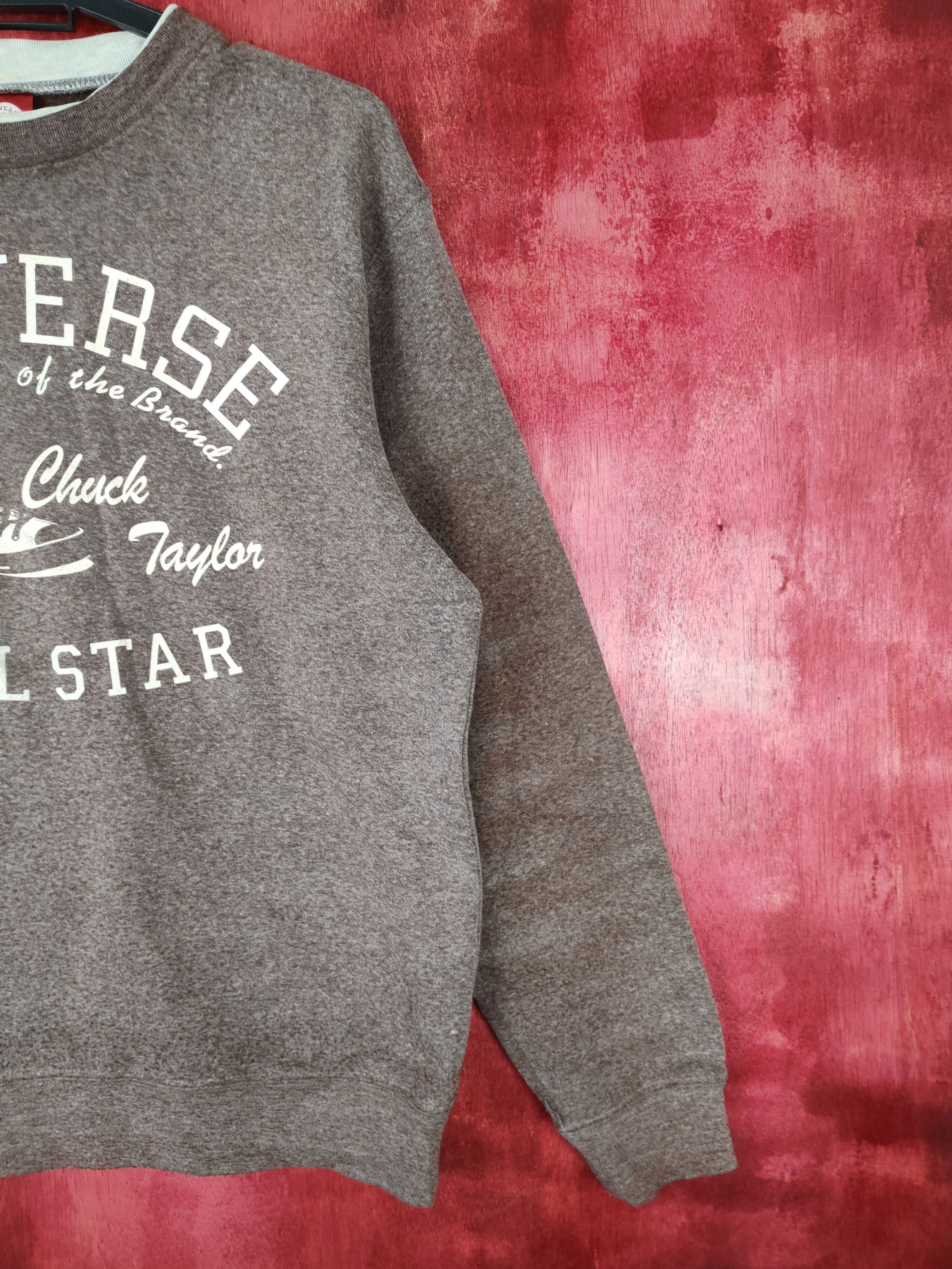 Converse Converse All Star Brown Sweatshirt #4808 Size US M / EU 48-50 / 2 - 5 Thumbnail