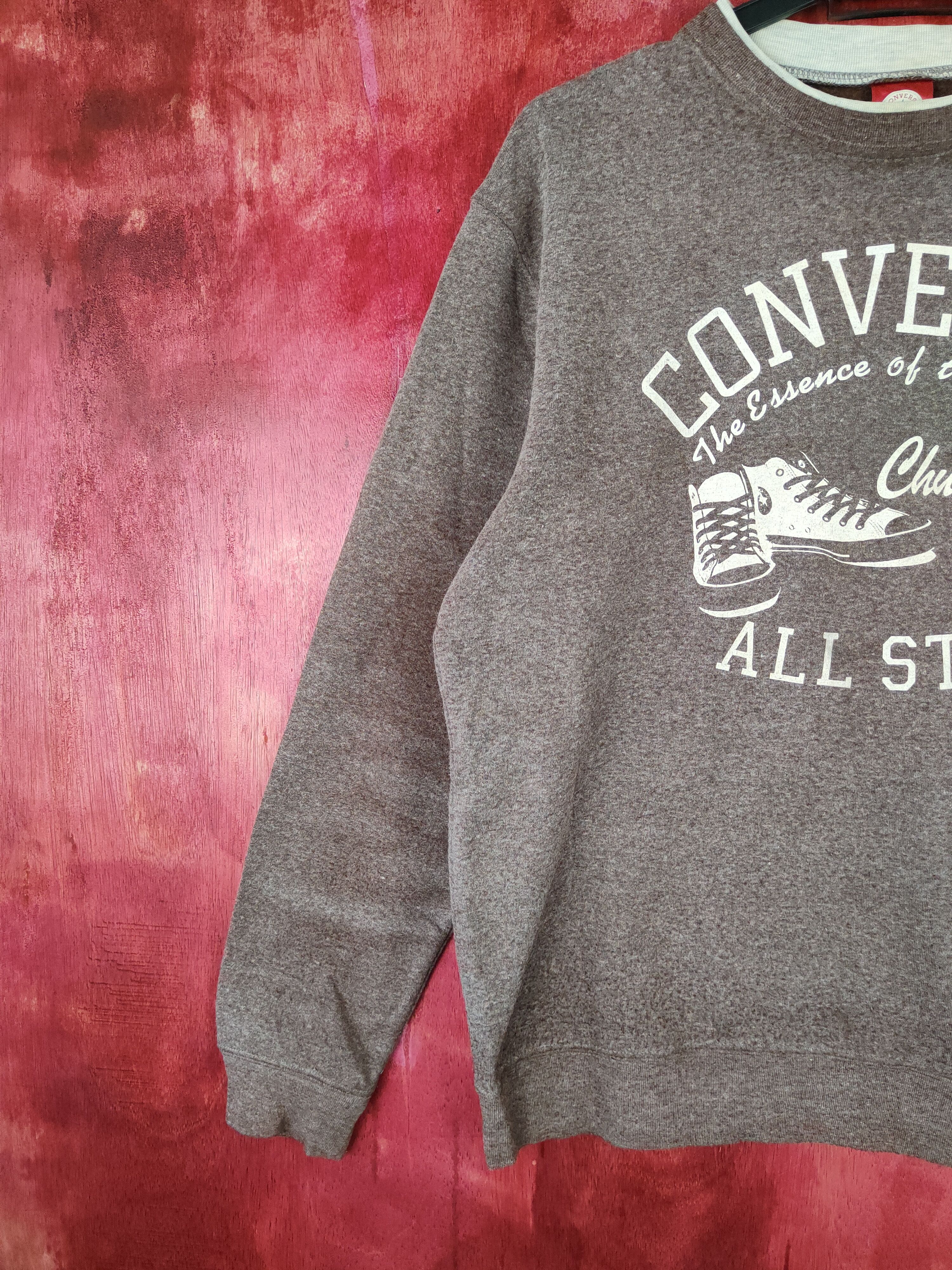 Converse Converse All Star Brown Sweatshirt #4808 Size US M / EU 48-50 / 2 - 4 Thumbnail