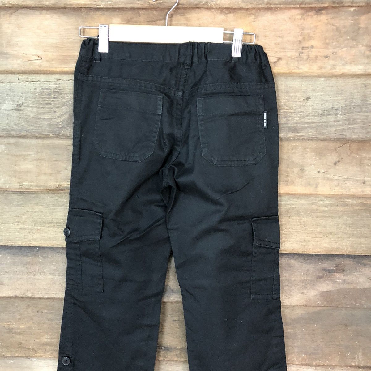 Comme Ca Ism Black multipocket Cargo Pants #4633