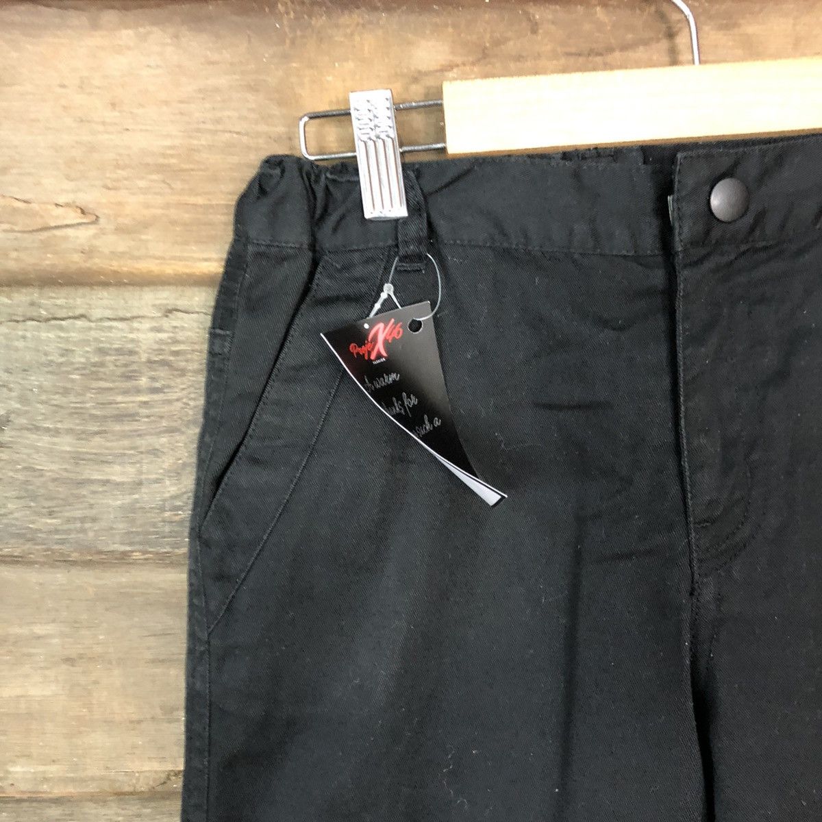 Comme Ca Ism Black multipocket Cargo Pants #4633