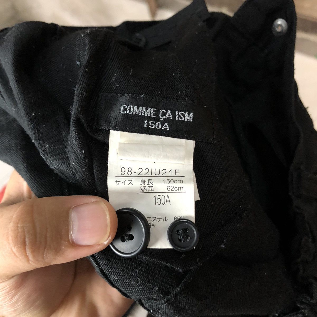 Comme Ca Ism × Japanese Brand Comme Ca Ism Black multipocket Cargo Pants #4633 Size US 26 / EU 42 - 17 Thumbnail