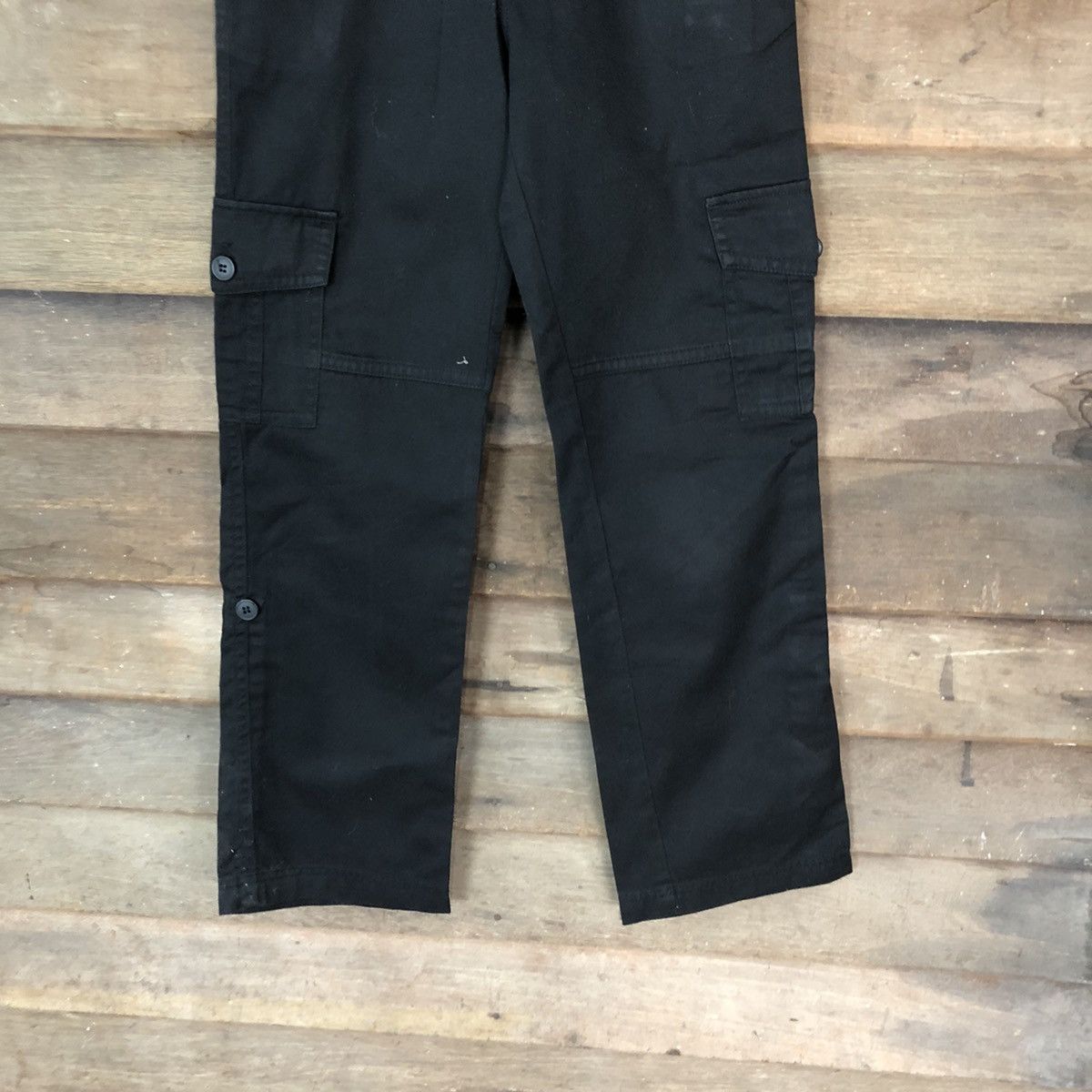 琴 Comme Ca Ism Black multipocket Cargo Pants #4633