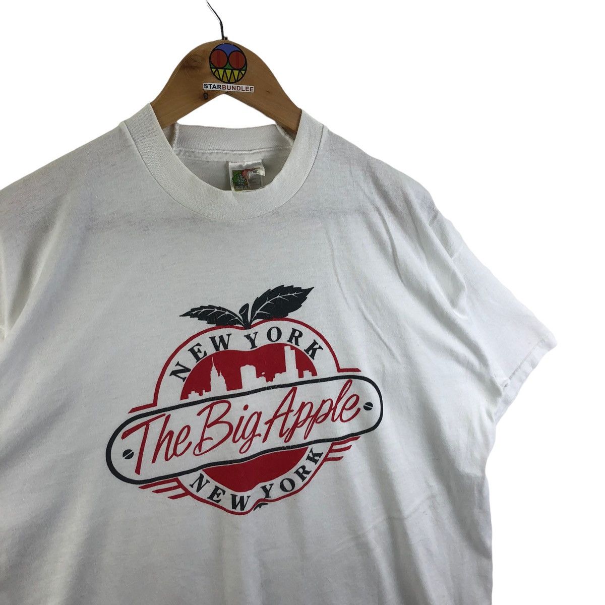 Vintage Fruit Of The Loom Big Apple Promo Tshirt