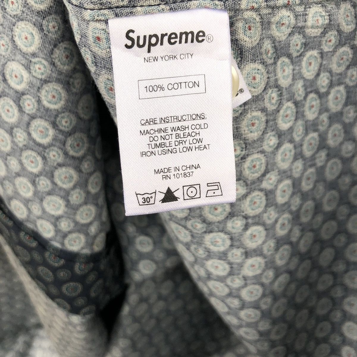 Supreme Supreme pattern shirt Size US L / EU 52-54 / 3 - 7 Thumbnail