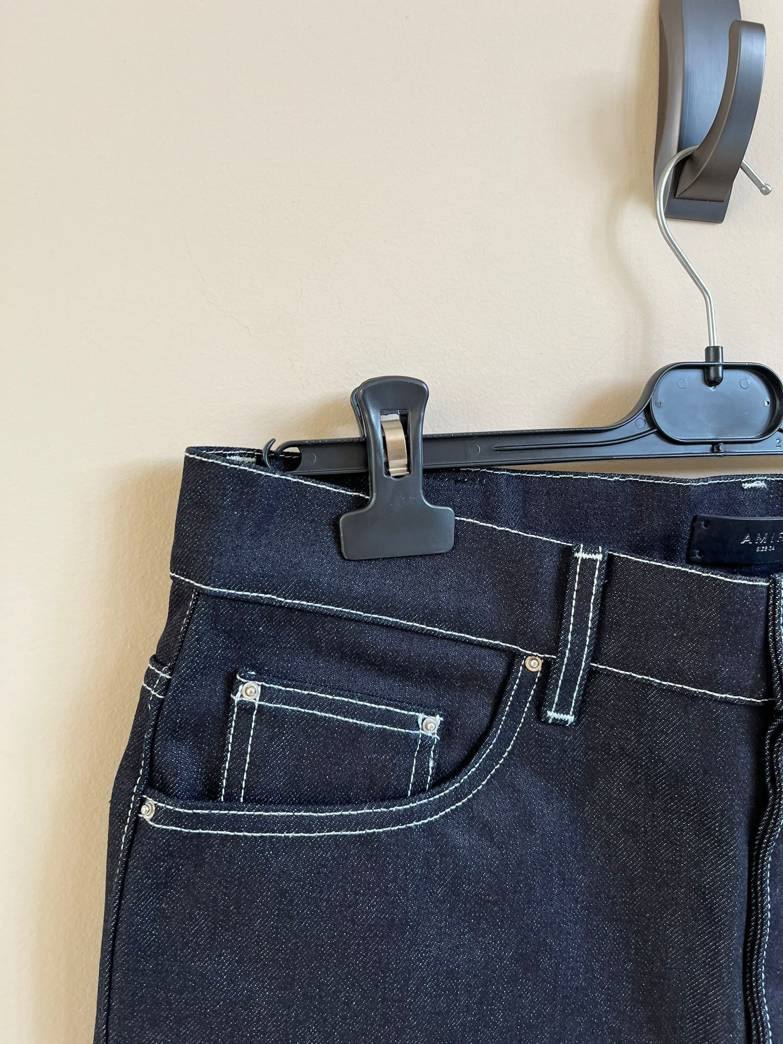Amiri 5 Pocket Flare Leg Jean in Raw/Indigo Size US 32 / EU 48 - 6 Thumbnail