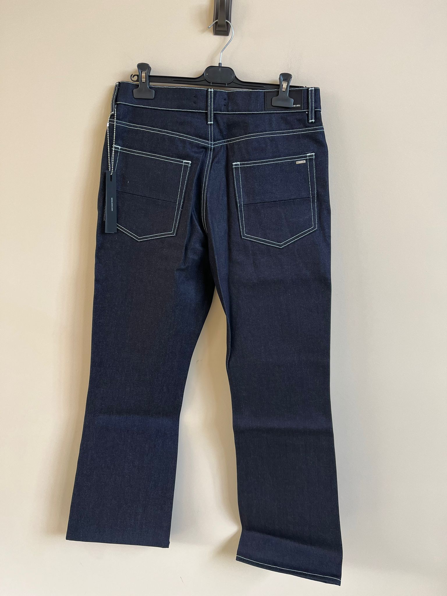 Amiri 5 Pocket Flare Leg Jean in Raw/Indigo Size US 32 / EU 48 - 7 Thumbnail