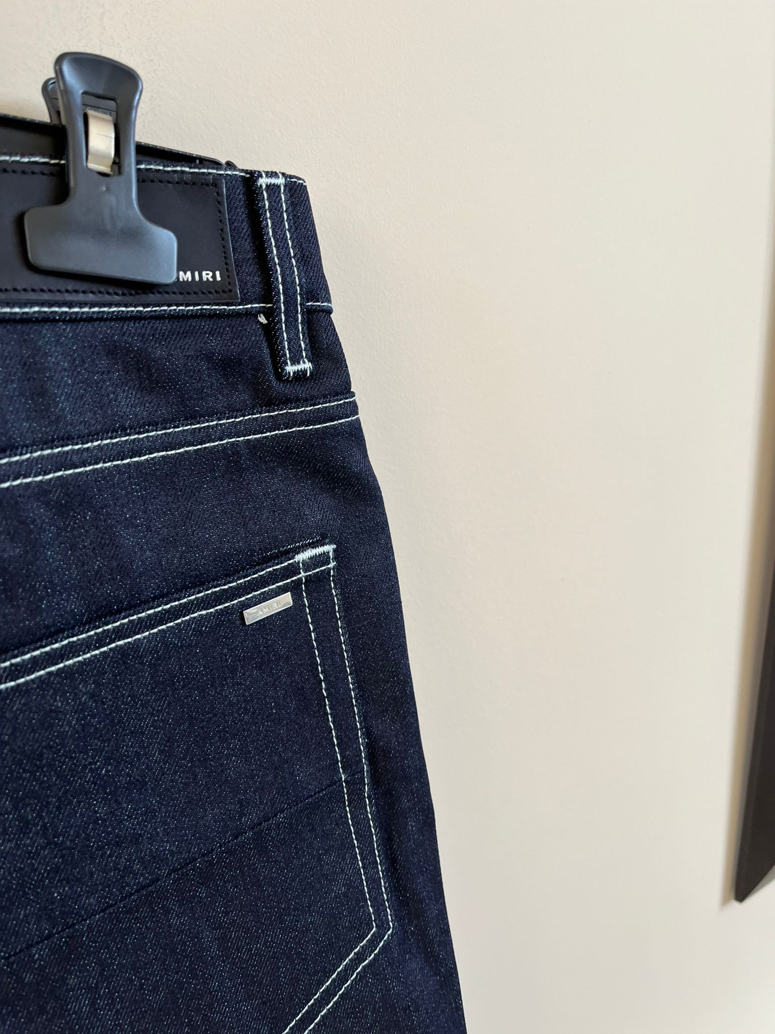 Amiri 5 Pocket Flare Leg Jean in Raw/Indigo Size US 32 / EU 48 - 9 Thumbnail