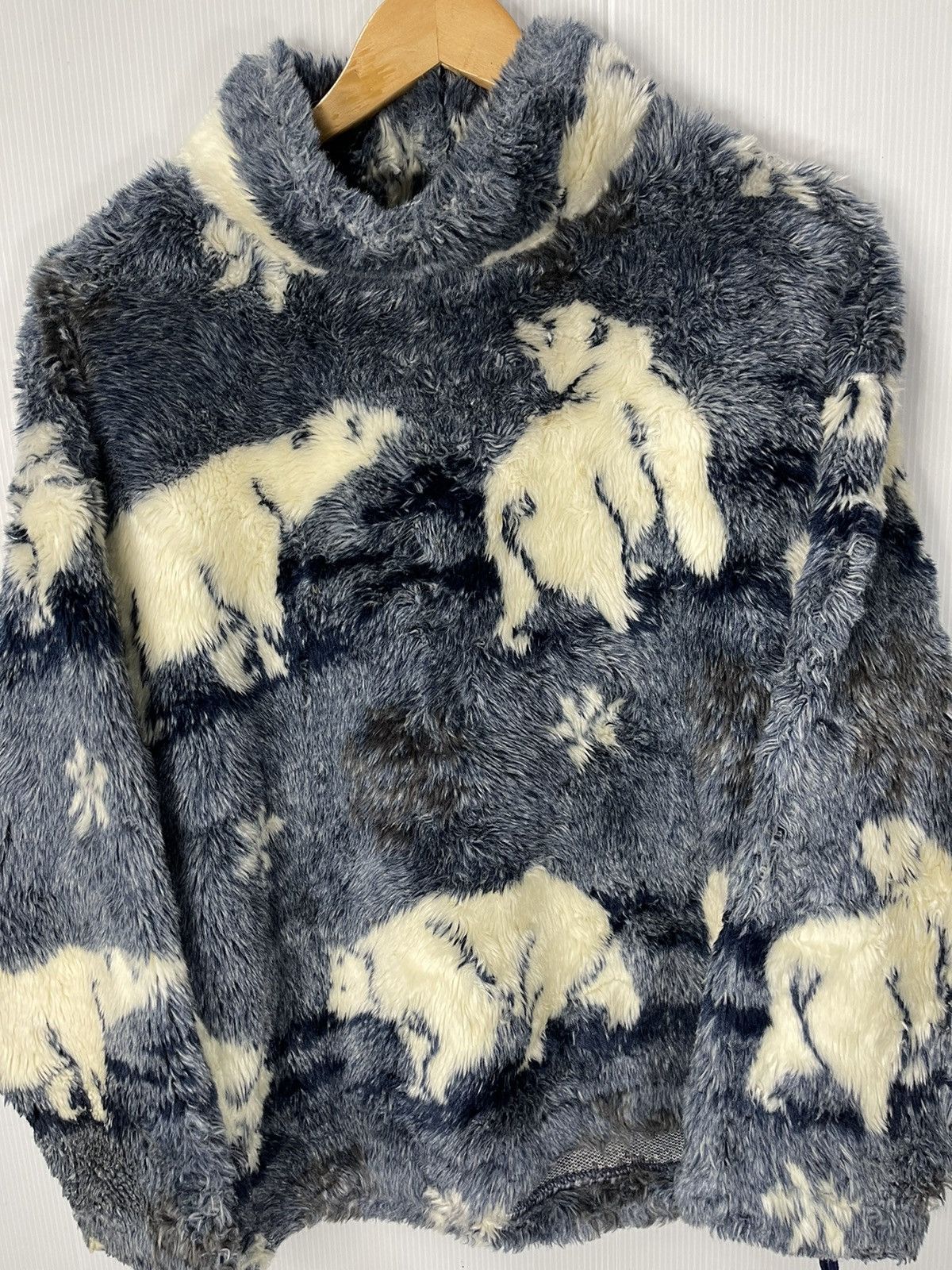 Ellesse × Vintage Vintage Fleece Animal Ellese Rare Design Size US M / EU 48-50 / 2 - 3 Thumbnail