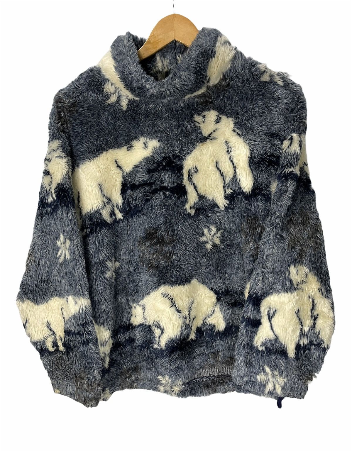 Ellesse × Vintage Vintage Fleece Animal Ellese Rare Design Size US M / EU 48-50 / 2 - 1 Thumbnail