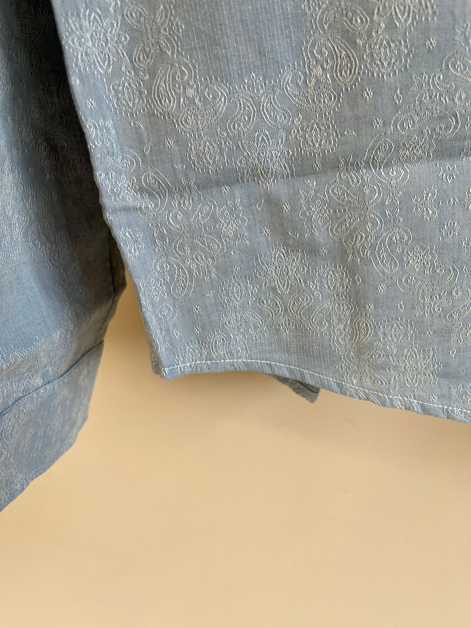 Amiri Chambray Tuxedo Shirt in Sky Indigo Size US XL / EU 56 / 4 - 5 Thumbnail