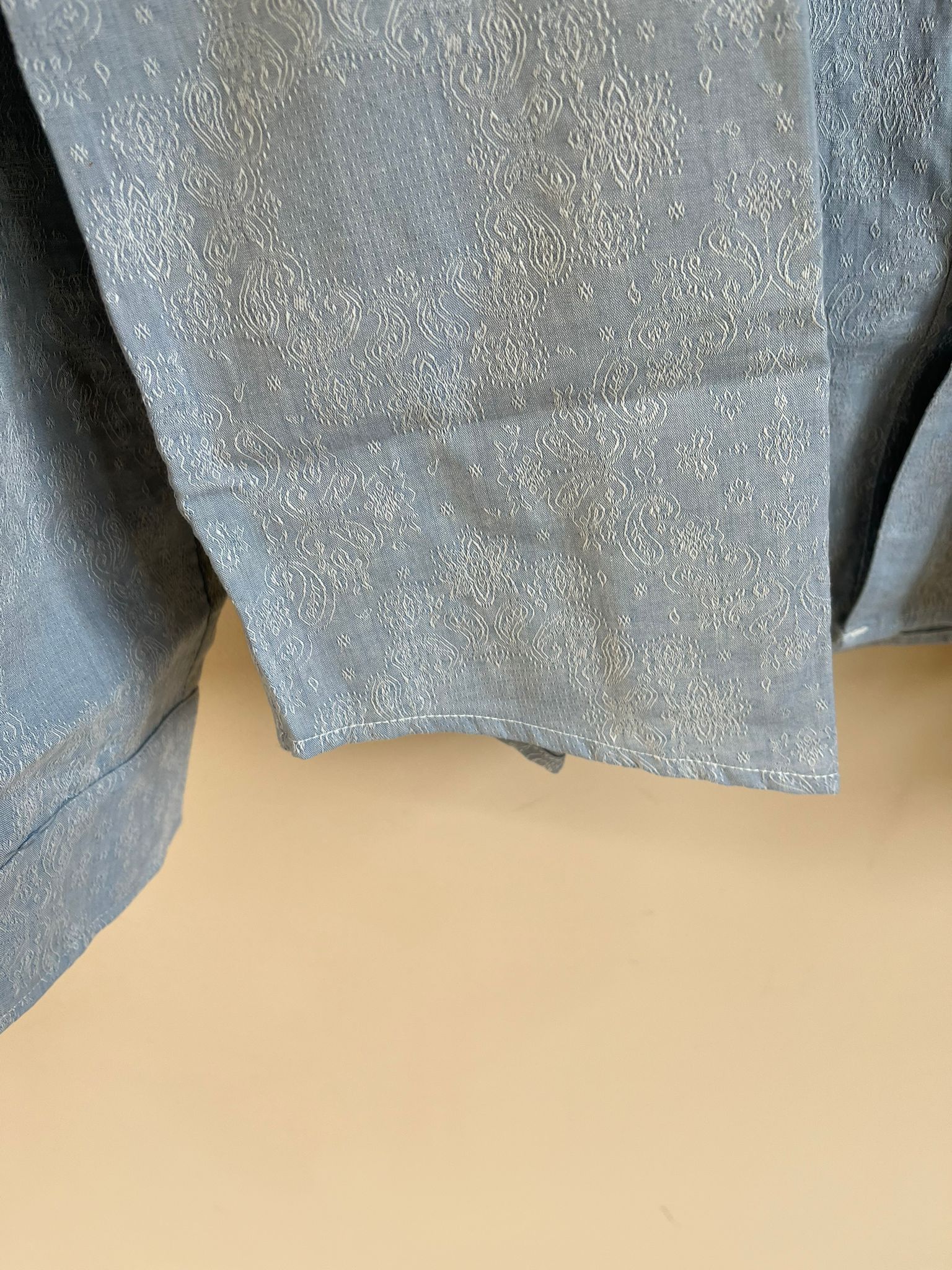Amiri Chambray Tuxedo Shirt in Sky Indigo Size US XL / EU 56 / 4 - 3 Thumbnail