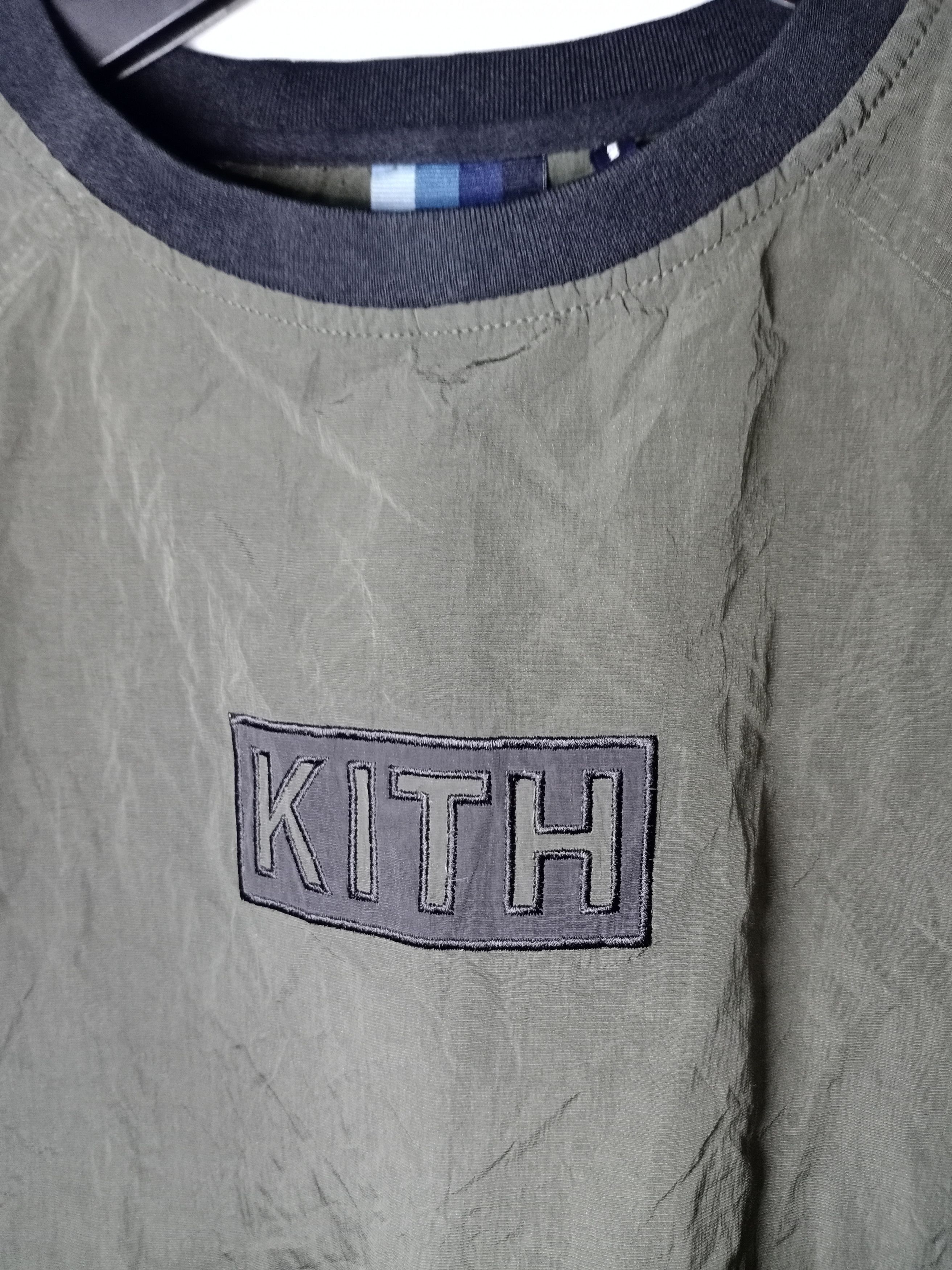 Kith Kith L/S Crinkle Nylon Johnson Crewneck Size US M / EU 48-50 / 2 - 3 Thumbnail