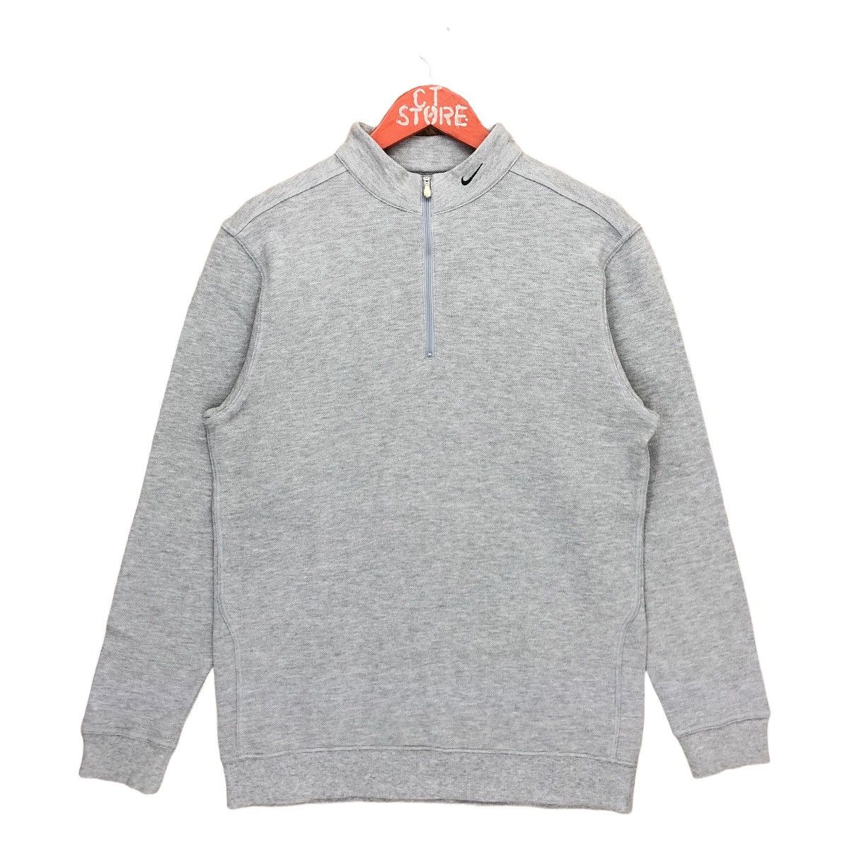 Vintage Nike Mini Swoosh Half Zip Sweatshirt