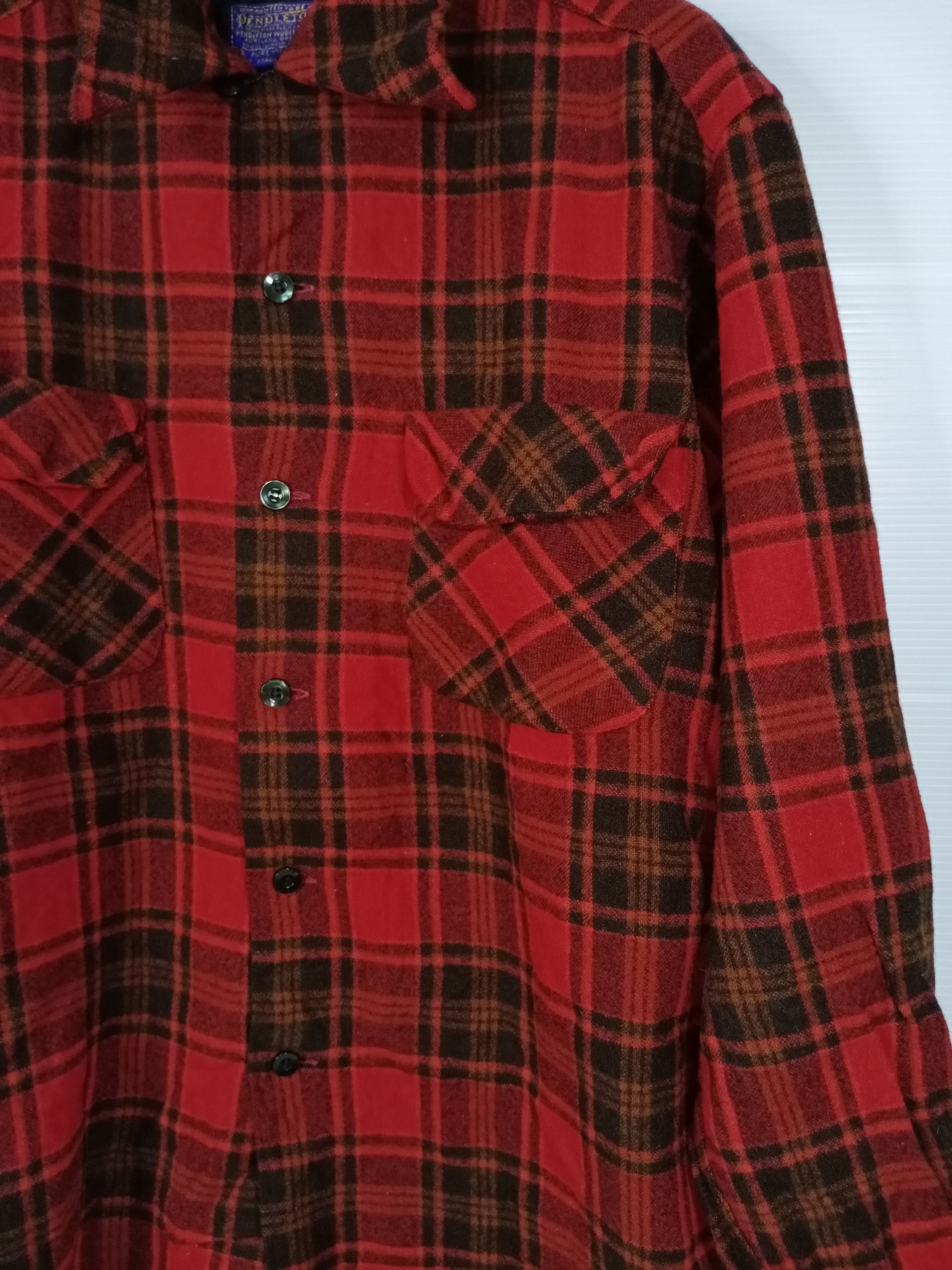 Pendleton × Vintage Vintage Pendleton Wool Flannel Size US L / EU 52-54 / 3 - 2 Thumbnail