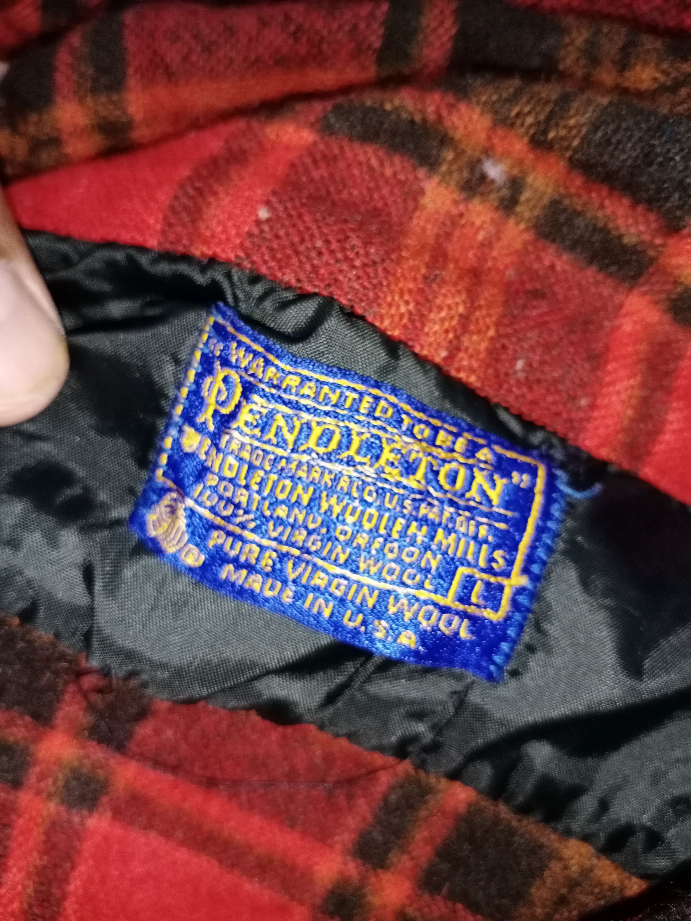 Pendleton × Vintage Vintage Pendleton Wool Flannel Size US L / EU 52-54 / 3 - 5 Thumbnail