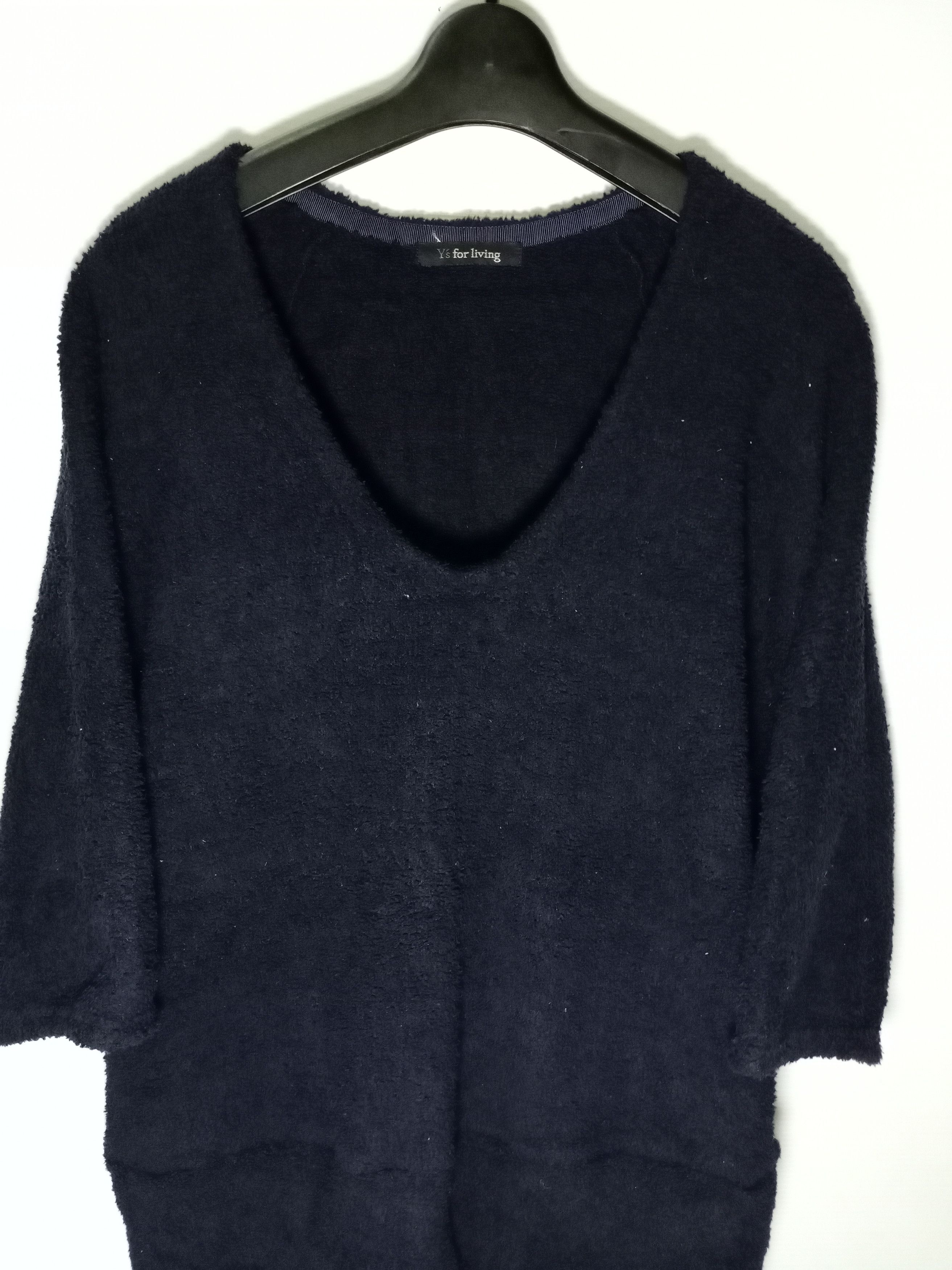 Vintage × Y's for Men × Yohji Yamamoto Ys For Living By Yohji Yamamoto Fleece Shirts Size US M / EU 48-50 / 2 - 2 Thumbnail