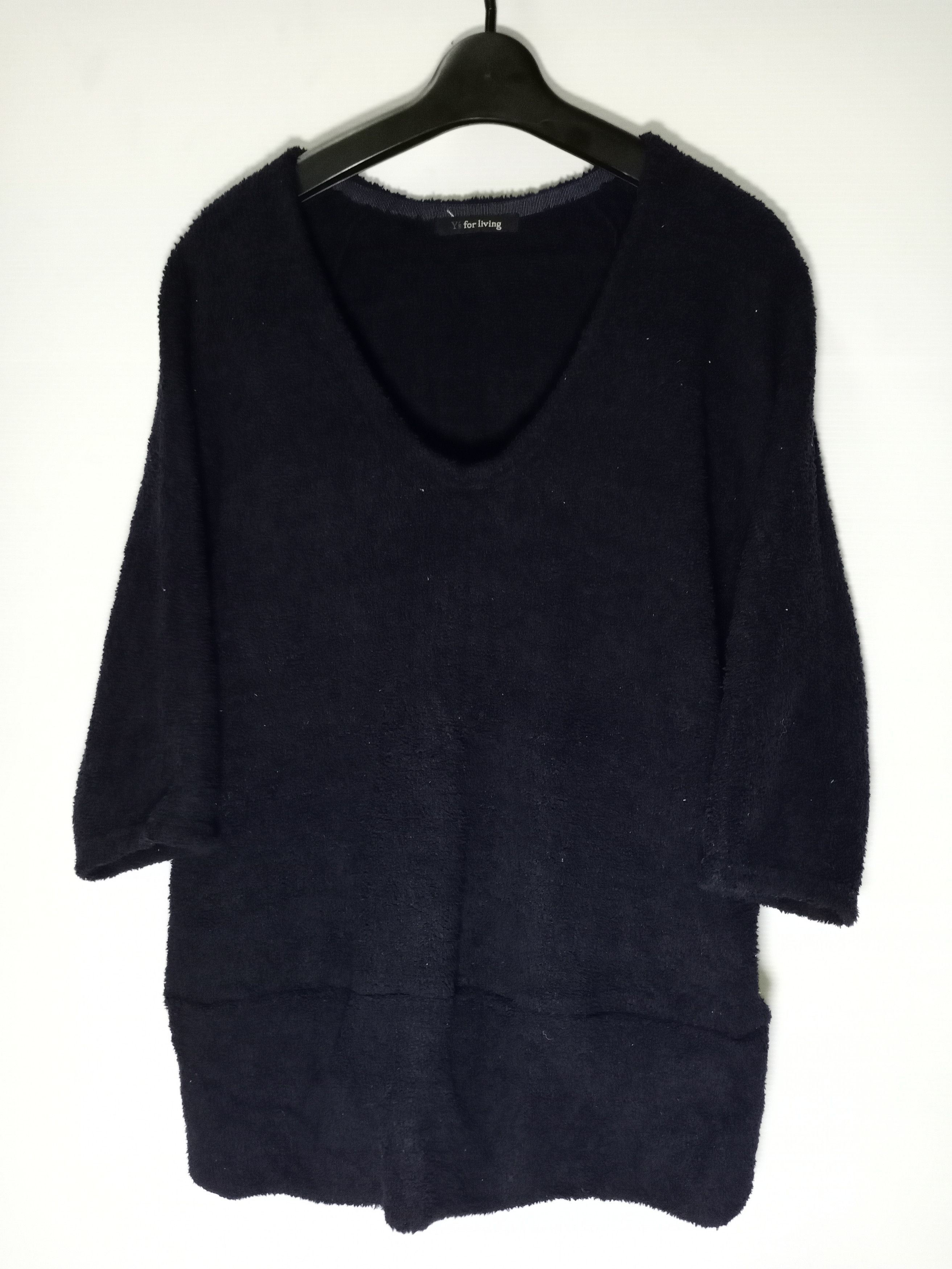 Vintage × Y's for Men × Yohji Yamamoto Ys For Living By Yohji Yamamoto Fleece Shirts Size US M / EU 48-50 / 2 - 1 Thumbnail