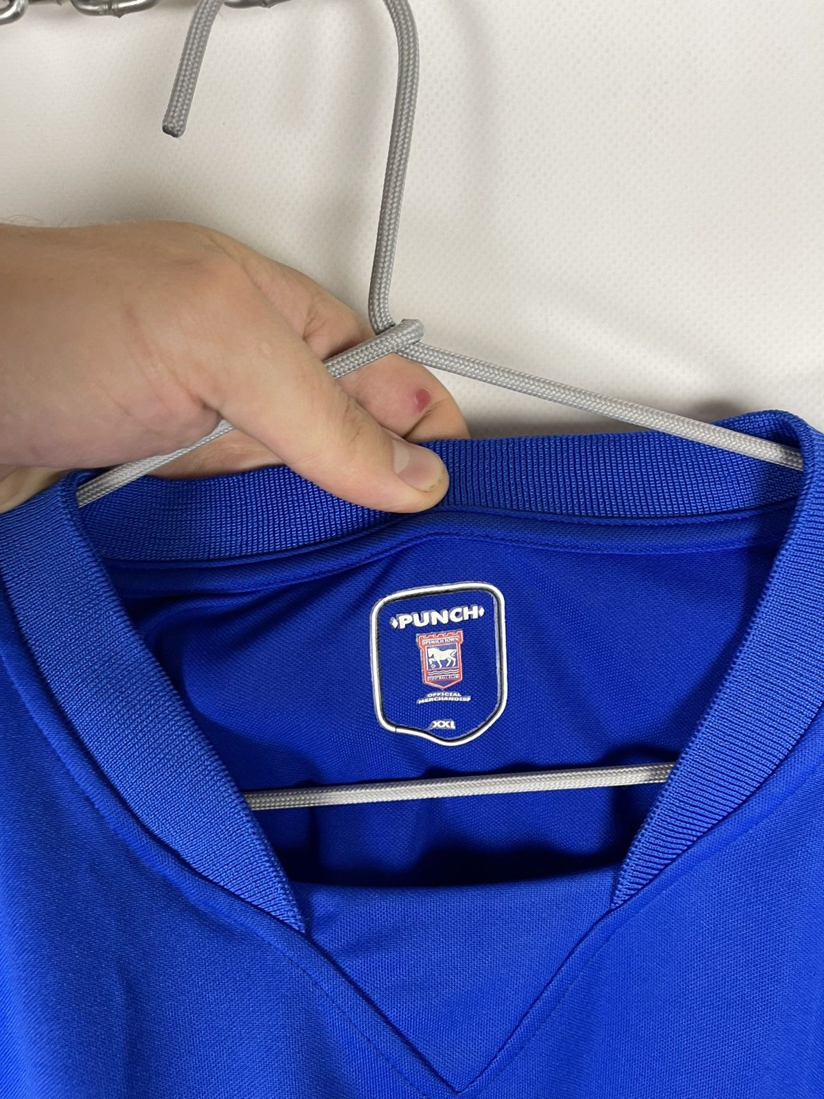 Vintage Punch Ipswich Town 2003 2005 home soccer jersey football Size US XXL / EU 58 / 5 - 6 Thumbnail