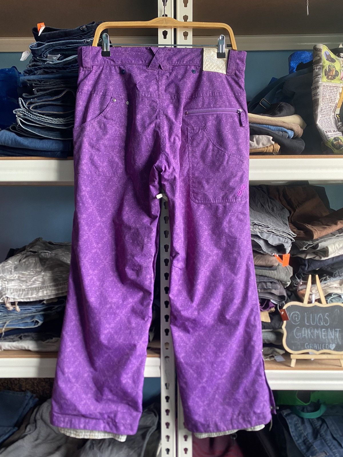 Vintage Vintage Fullprint Snowboard Pants (W34) ❄️ Size US 34 / EU 50 - 8 Thumbnail