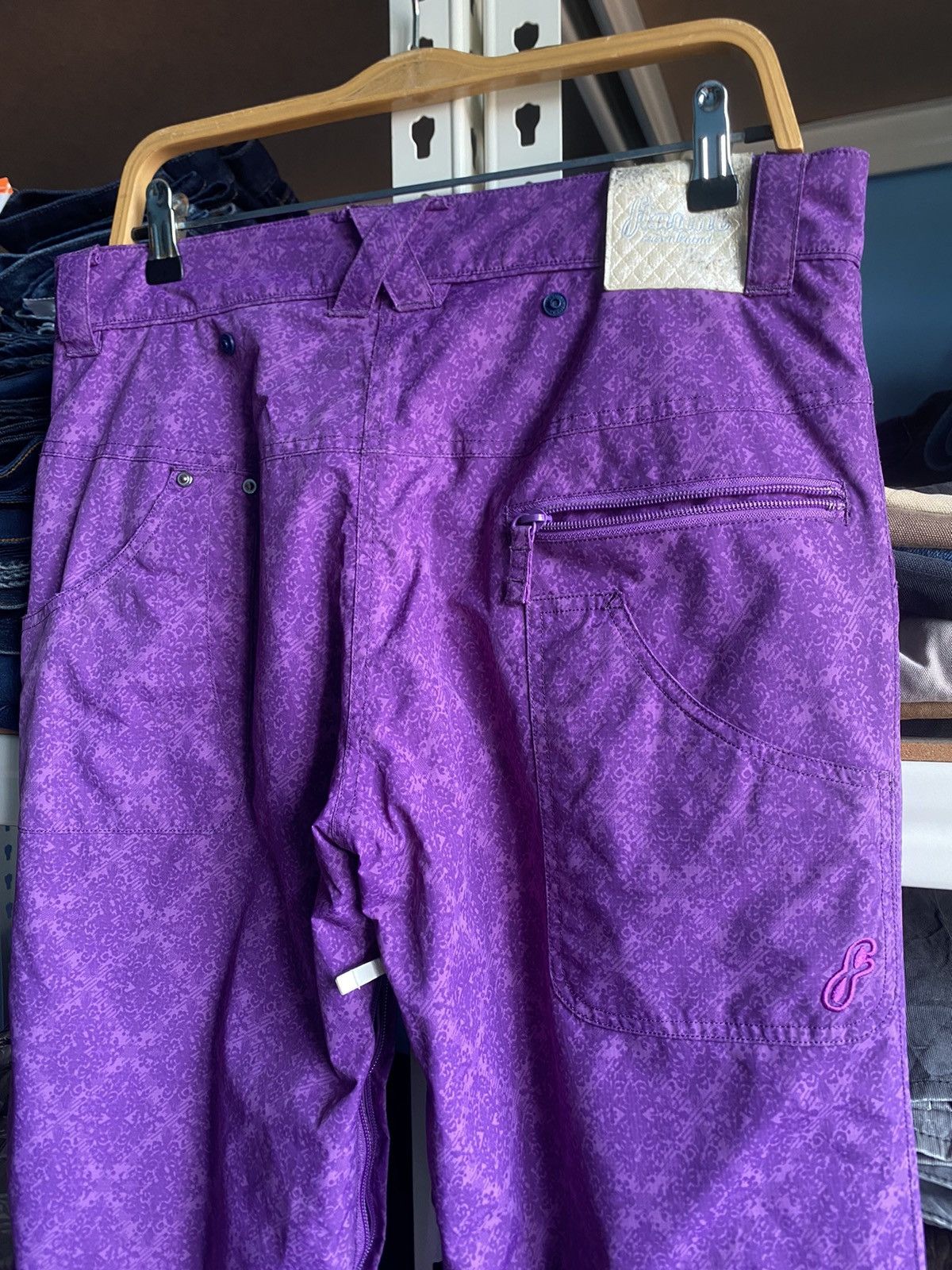 Vintage Vintage Fullprint Snowboard Pants (W34) ❄️ Size US 34 / EU 50 - 9 Thumbnail