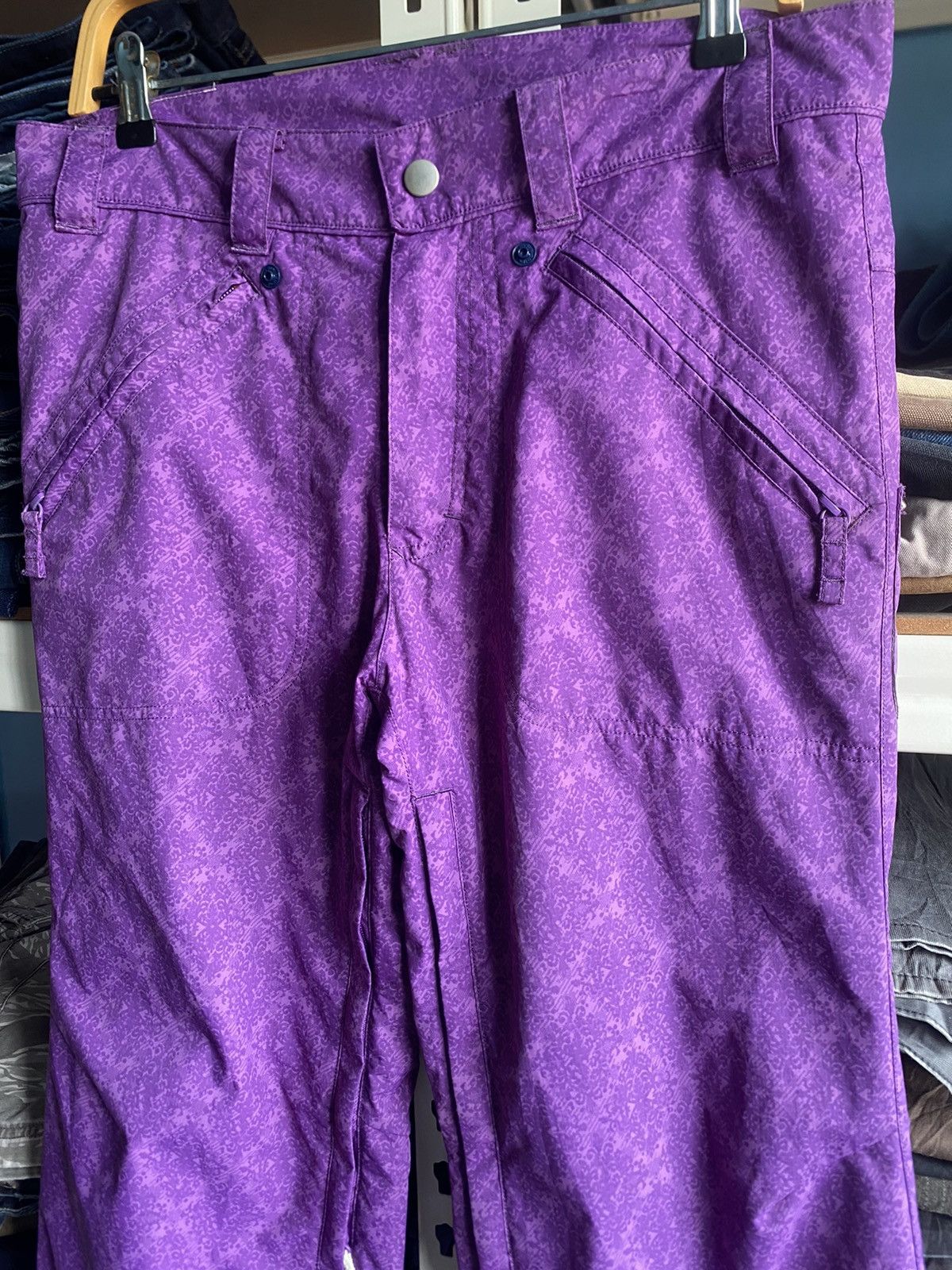 Vintage Vintage Fullprint Snowboard Pants (W34) ❄️ Size US 34 / EU 50 - 2 Thumbnail