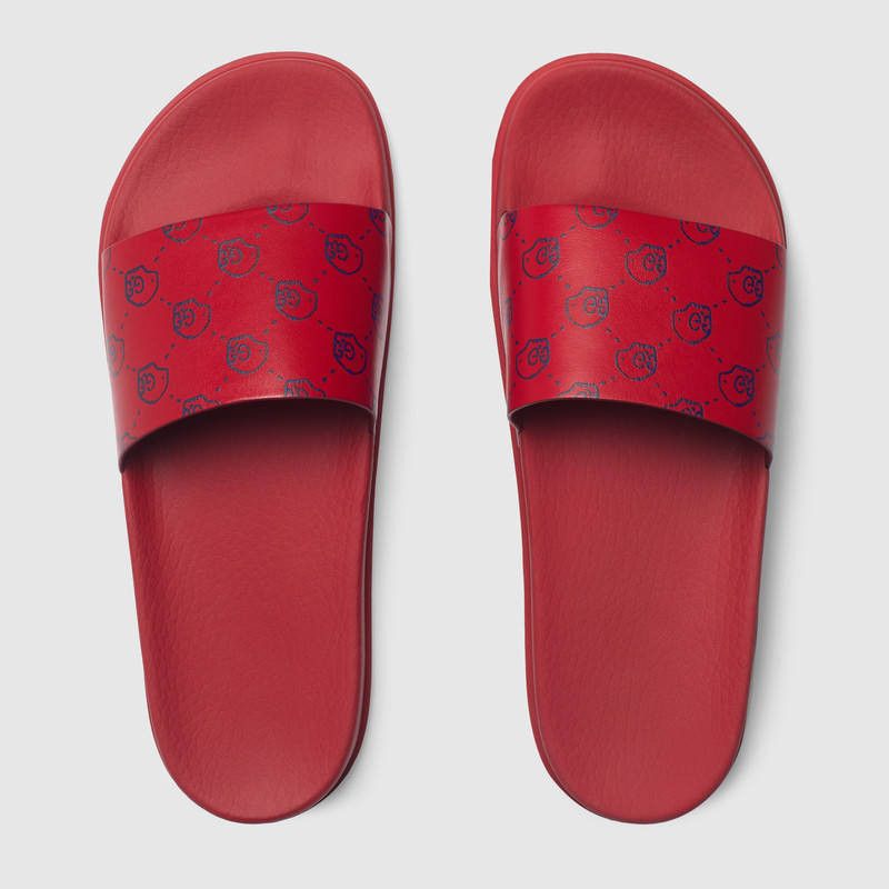 Red skull gucci slides clearance