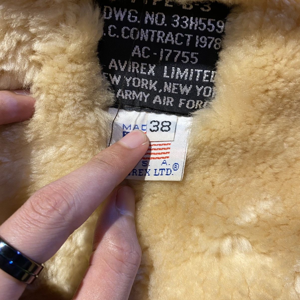 Avirex Avirex B-3 Sheepskin Size US M / EU 48-50 / 2 - 16 Thumbnail