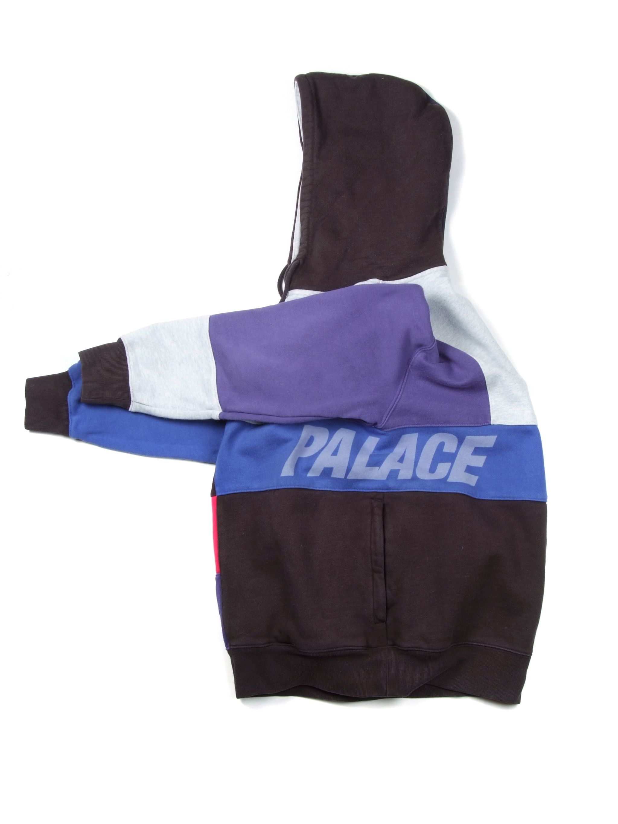 Palace Palace Color Block Patch Work Detail Hoodie (S) Size US S / EU 44-46 / 1 - 3 Thumbnail