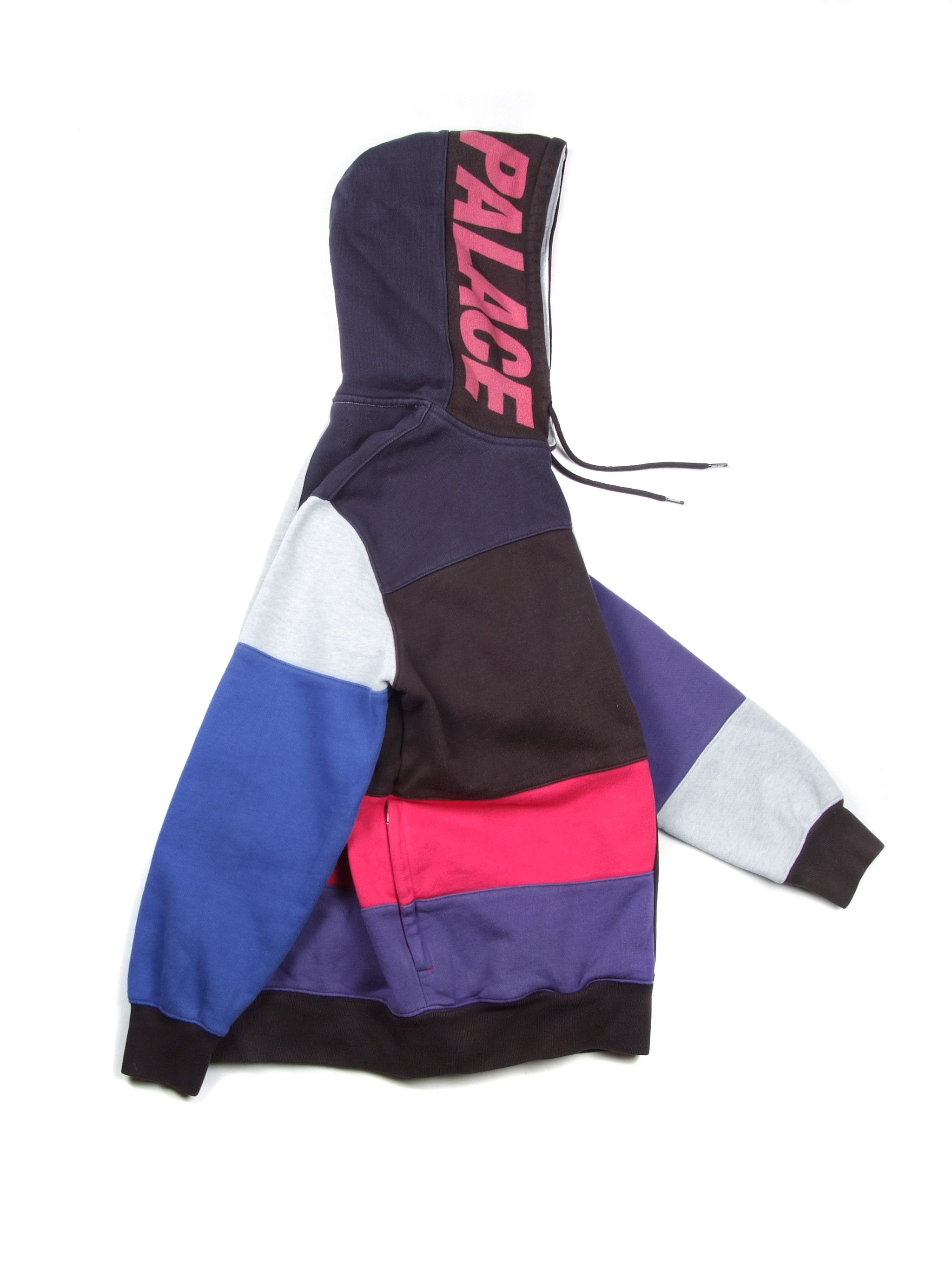 Palace Palace Color Block Patch Work Detail Hoodie (S) Size US S / EU 44-46 / 1 - 2 Thumbnail